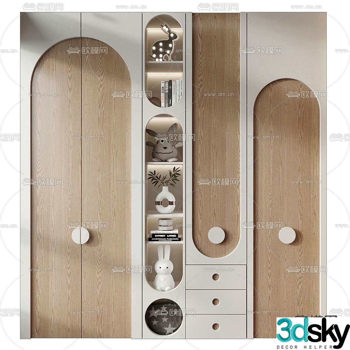 Children’s wardrobe 3d model