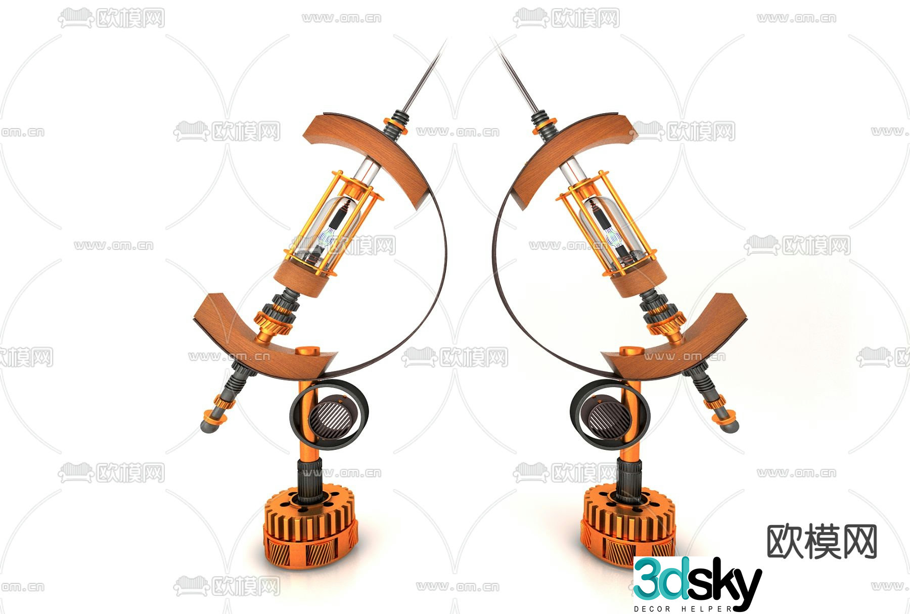 Modern scientific equipment 3d model