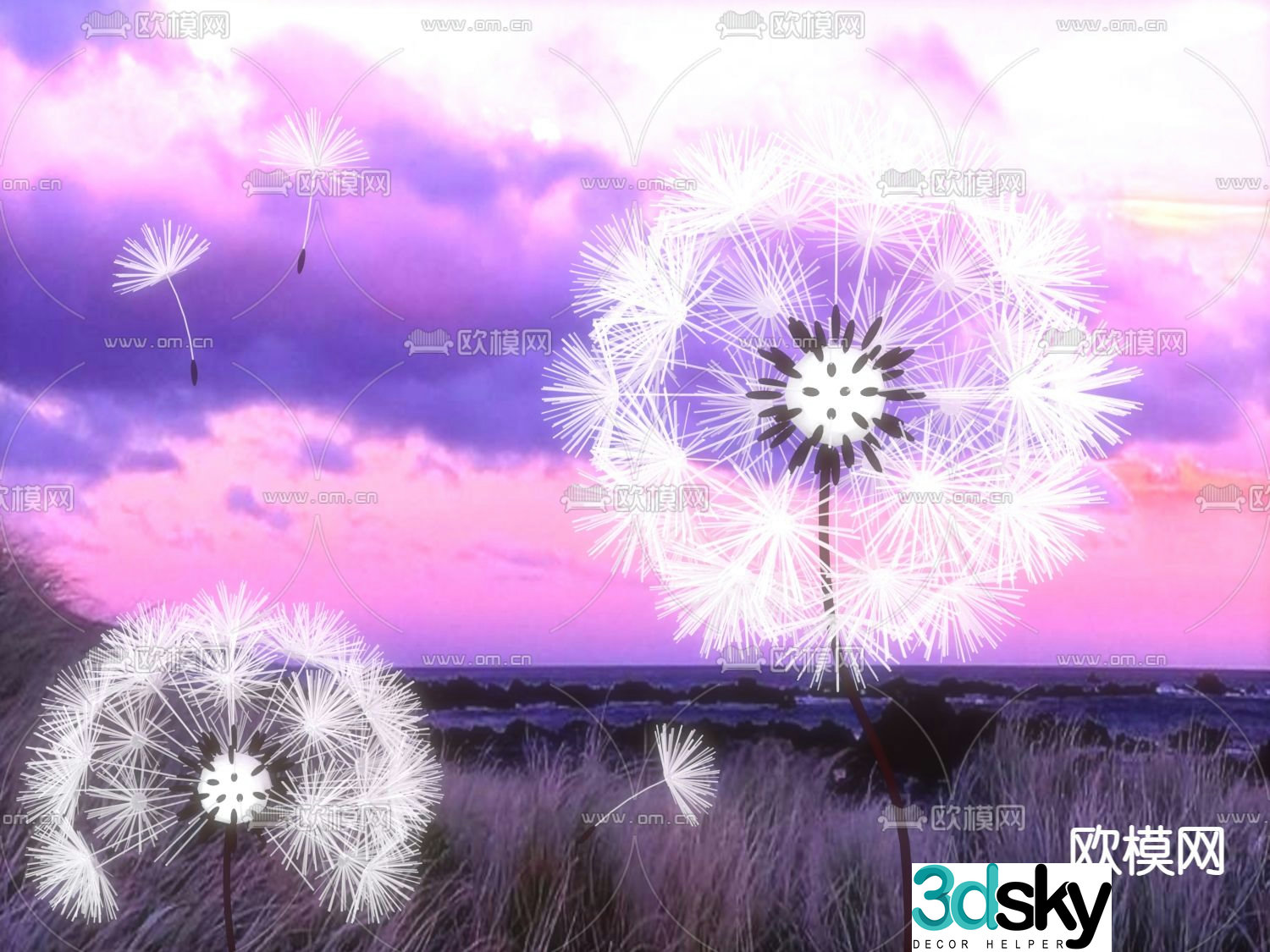 Dandelion 3d model