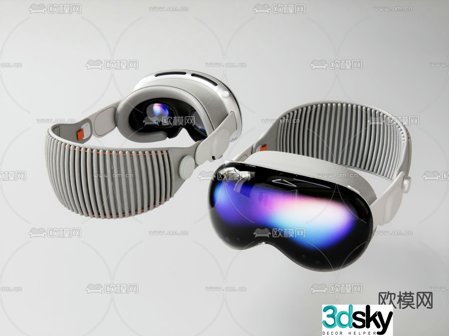 Apple VR glasses virtual machine VR all-in-one machine 3D model