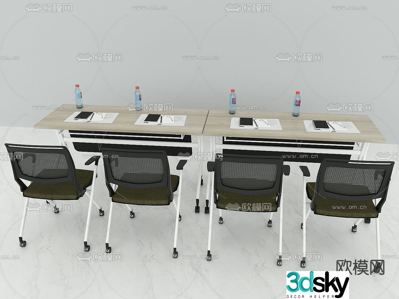 Conference table conference table and chair long table and chair 3d model