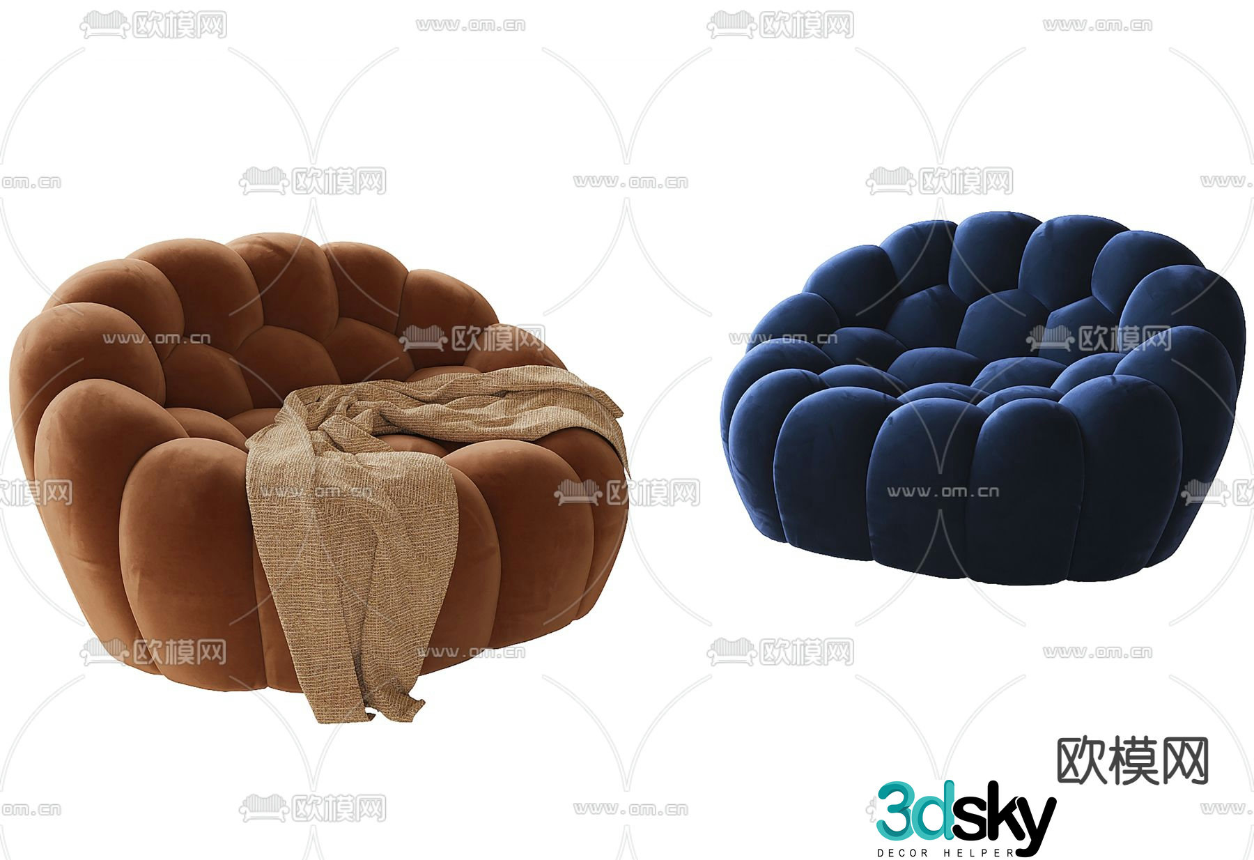 Leisure sofa 3d model