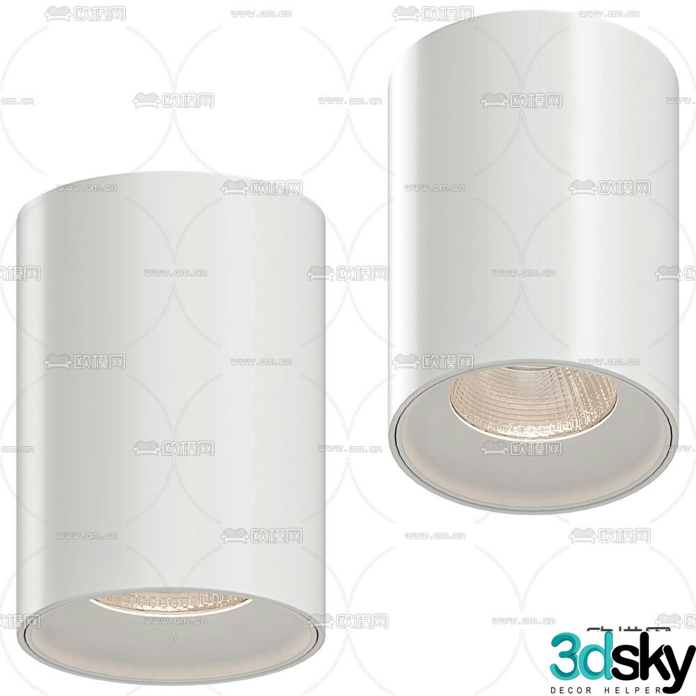 Maxlight Surface mounted downlight spotlight 3d model