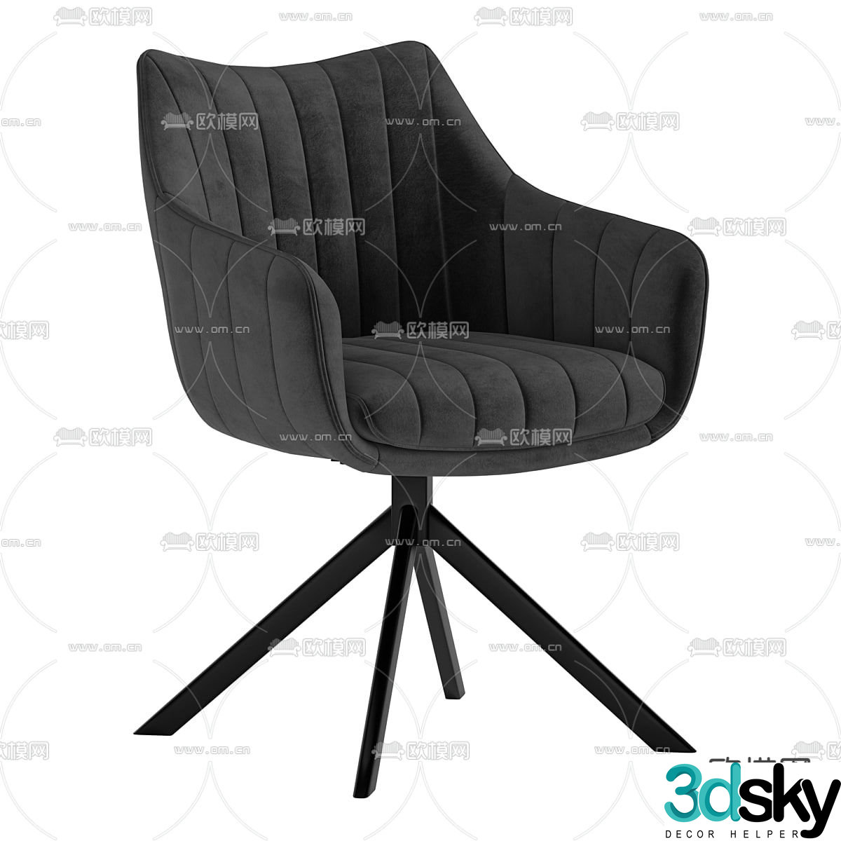chair leisure chair 3d model