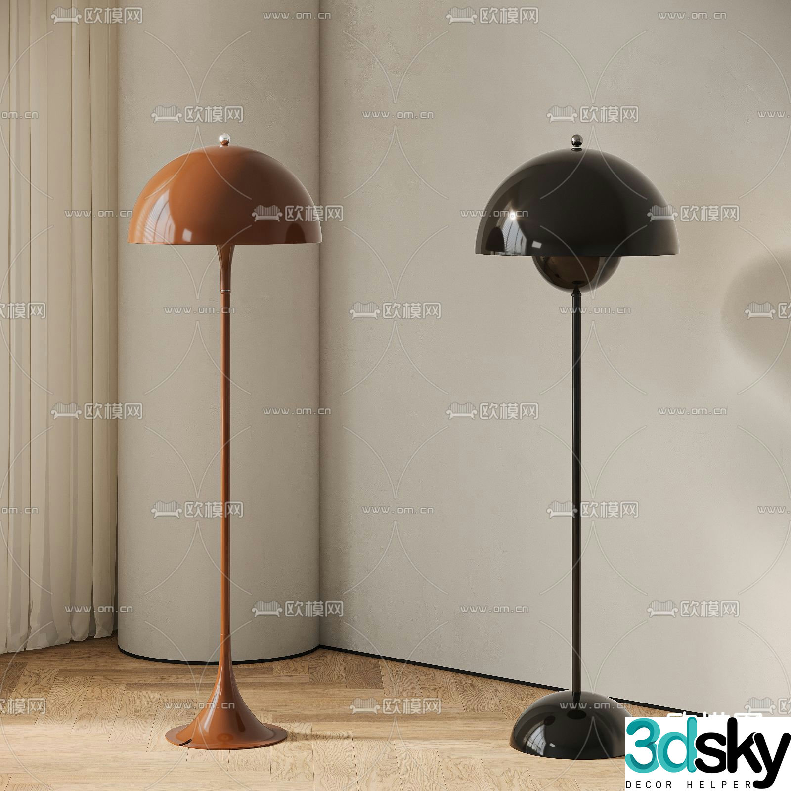 Floor lamp 3d model