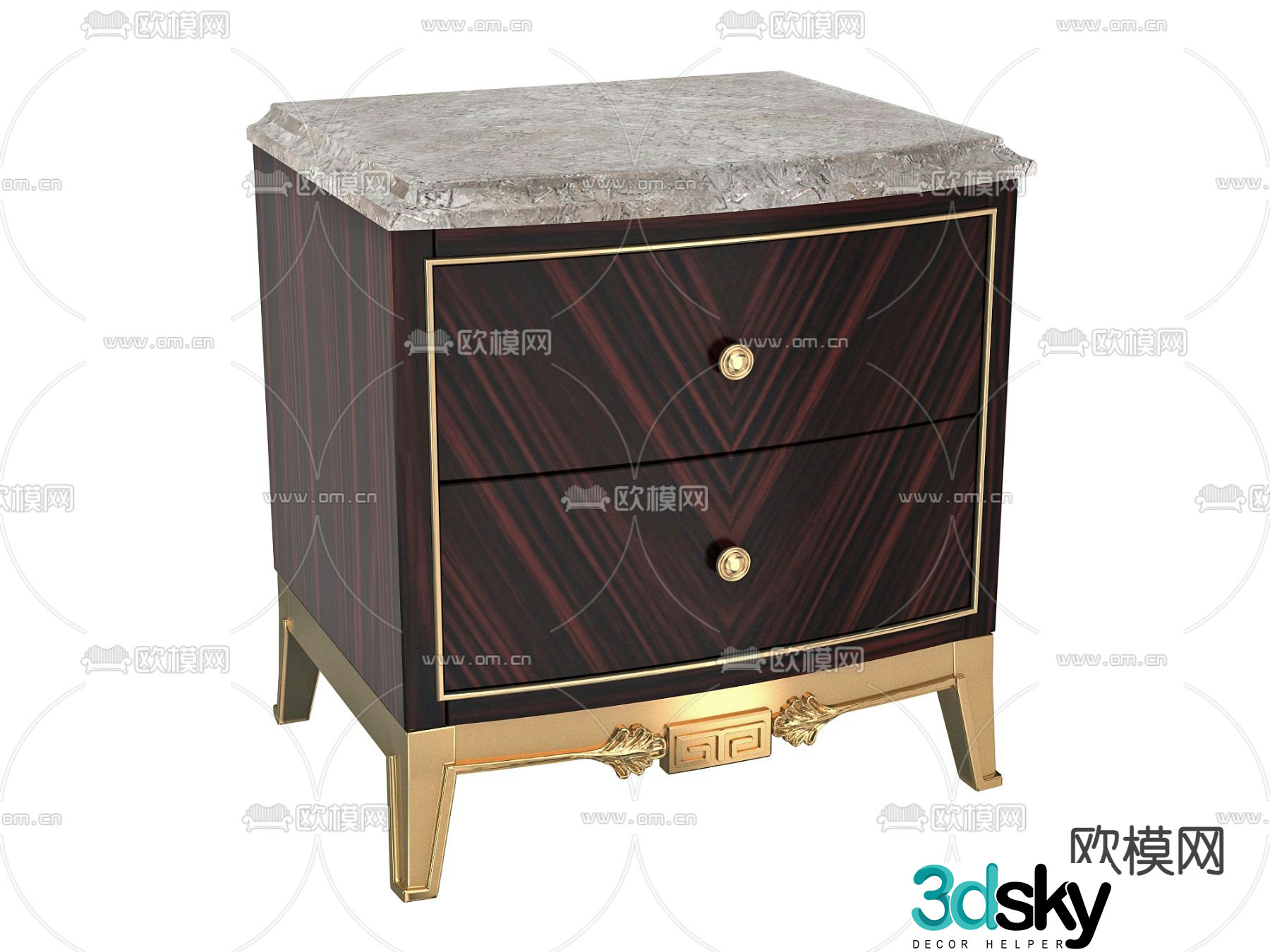 bedside table 3d model