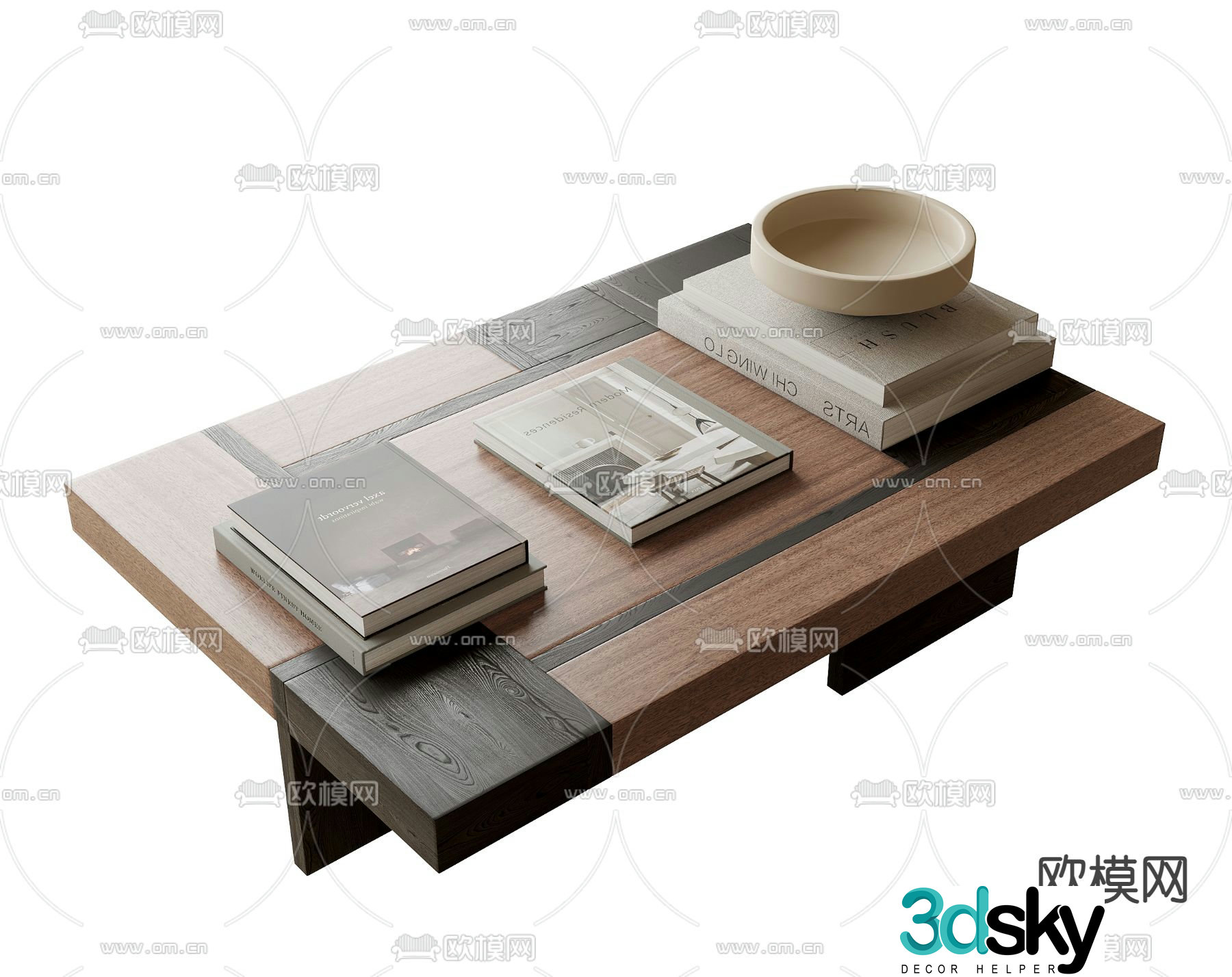 Modern coffee table 3d model