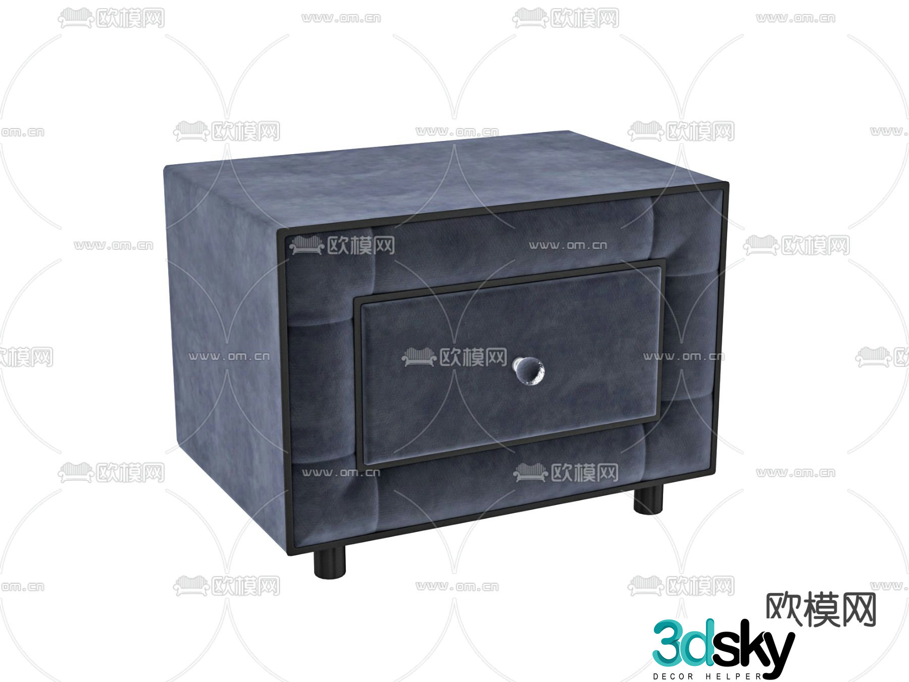 bedside table 3d model