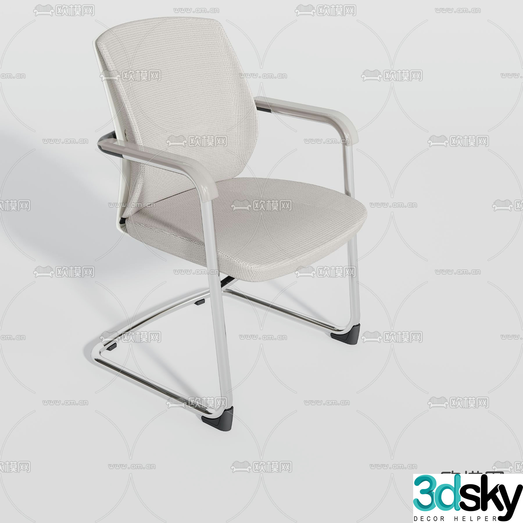 Modern office chair 3d model