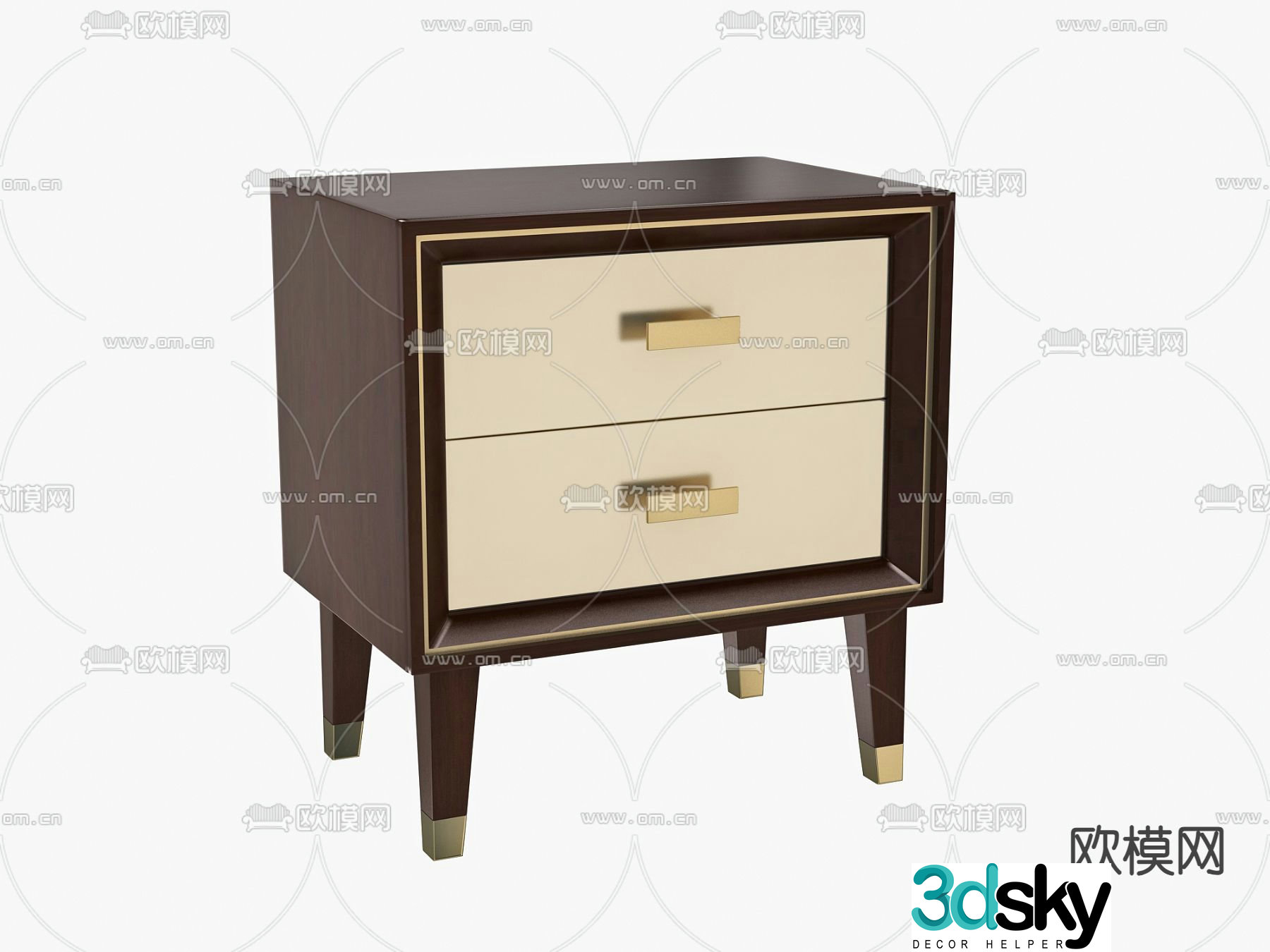 bedside table 3d model