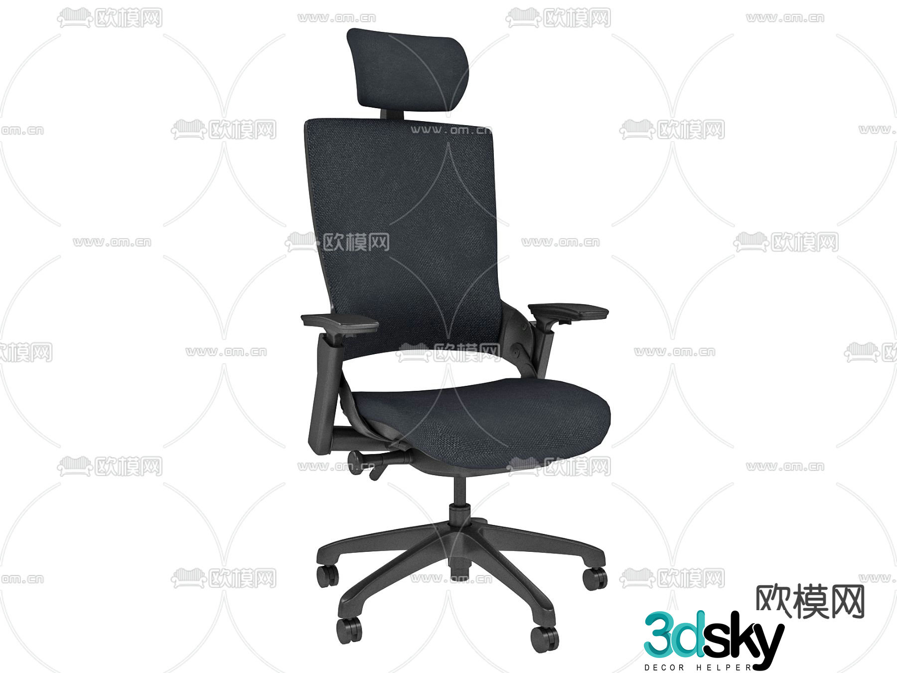computer chair 3d model