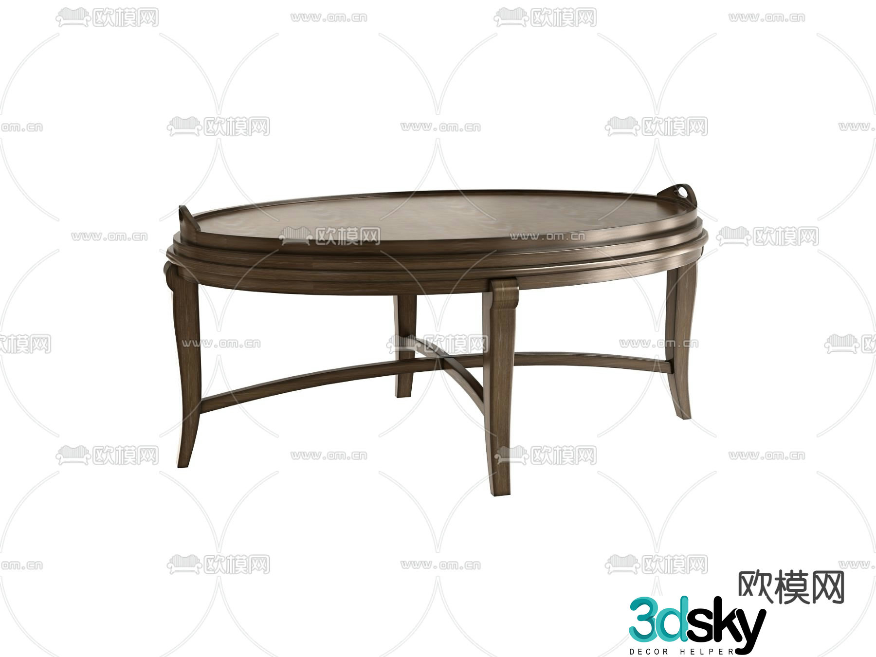 American coffee table 3d model