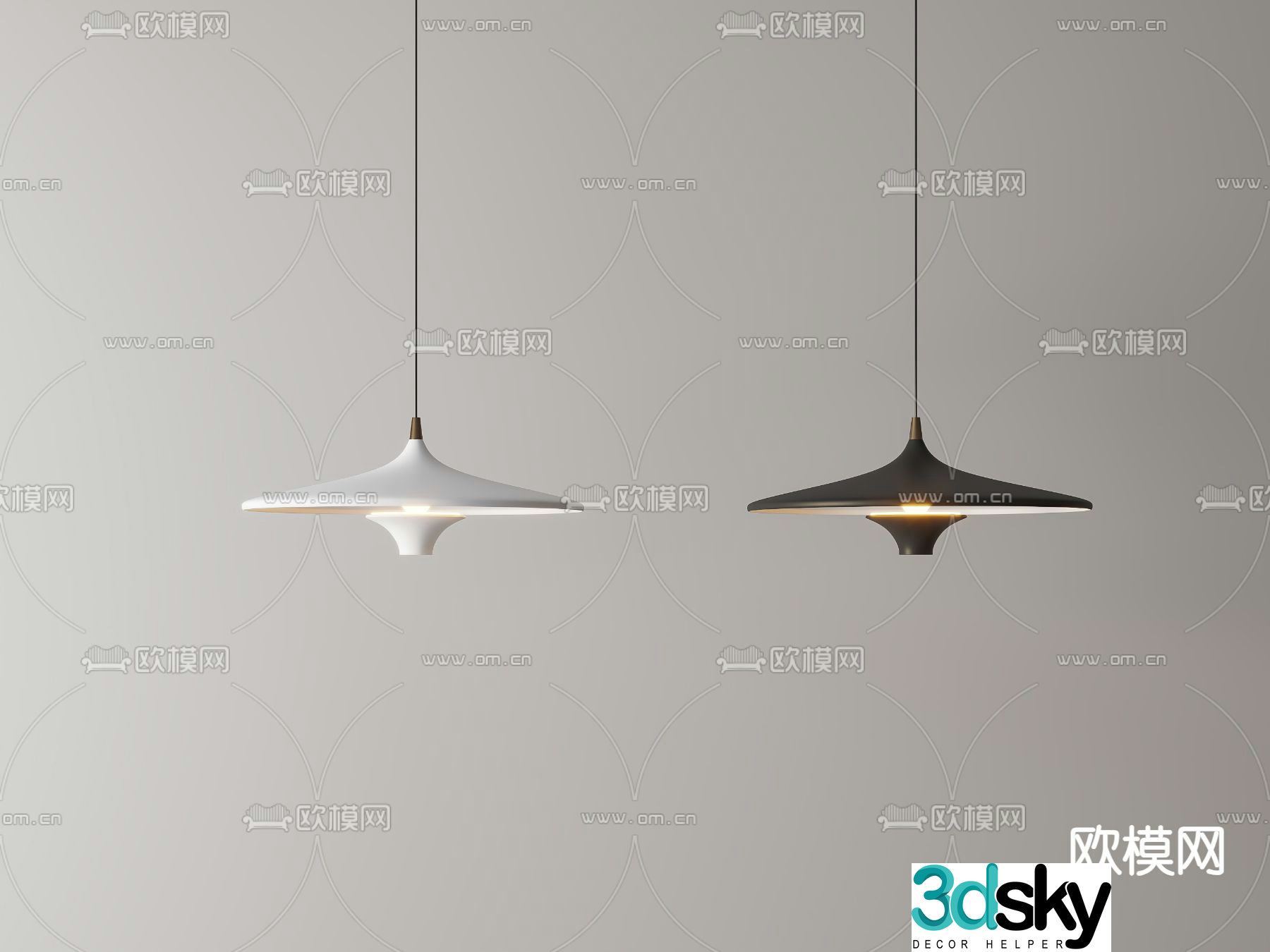Fashion small chandelier 3d model