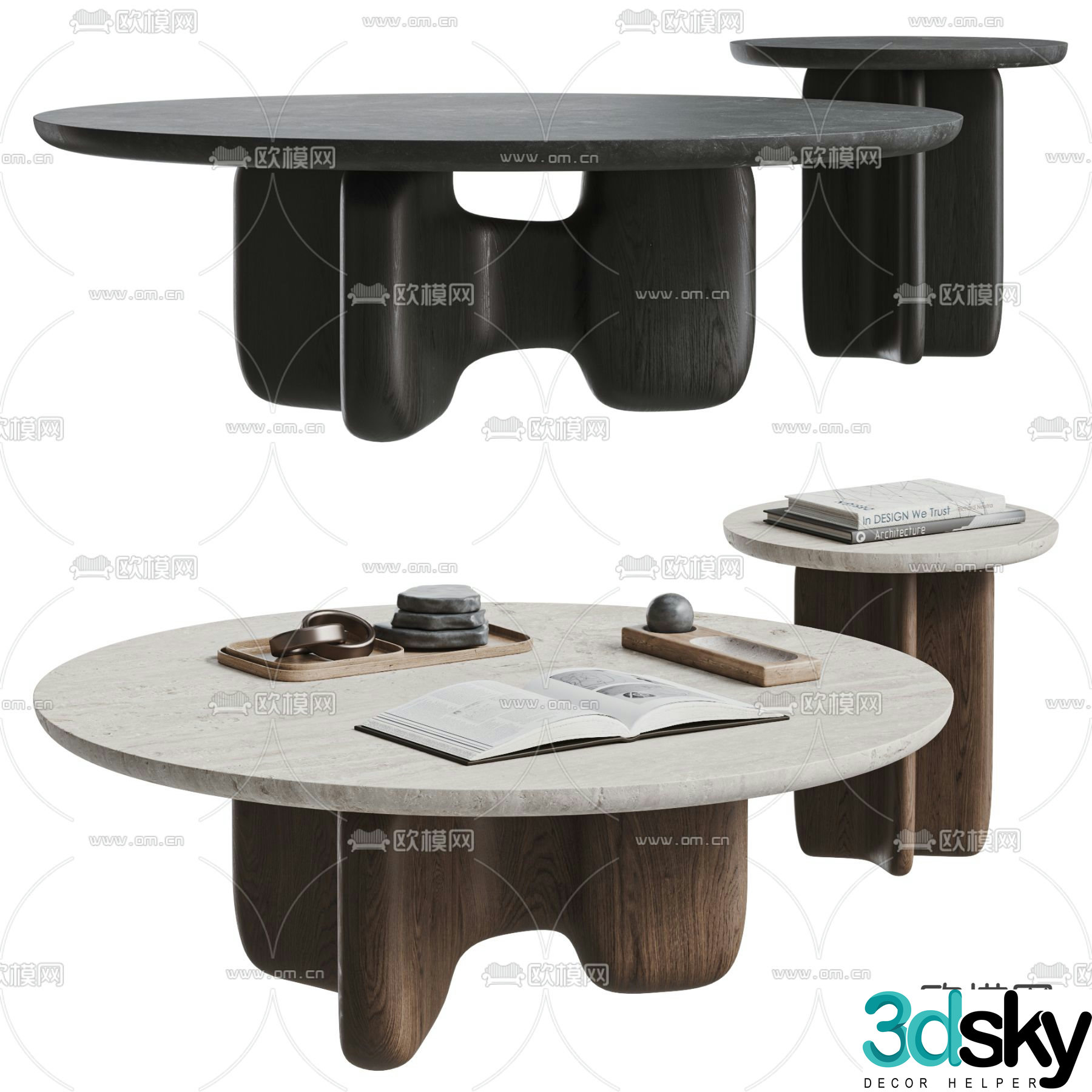 3D model of mother-in-law coffee table