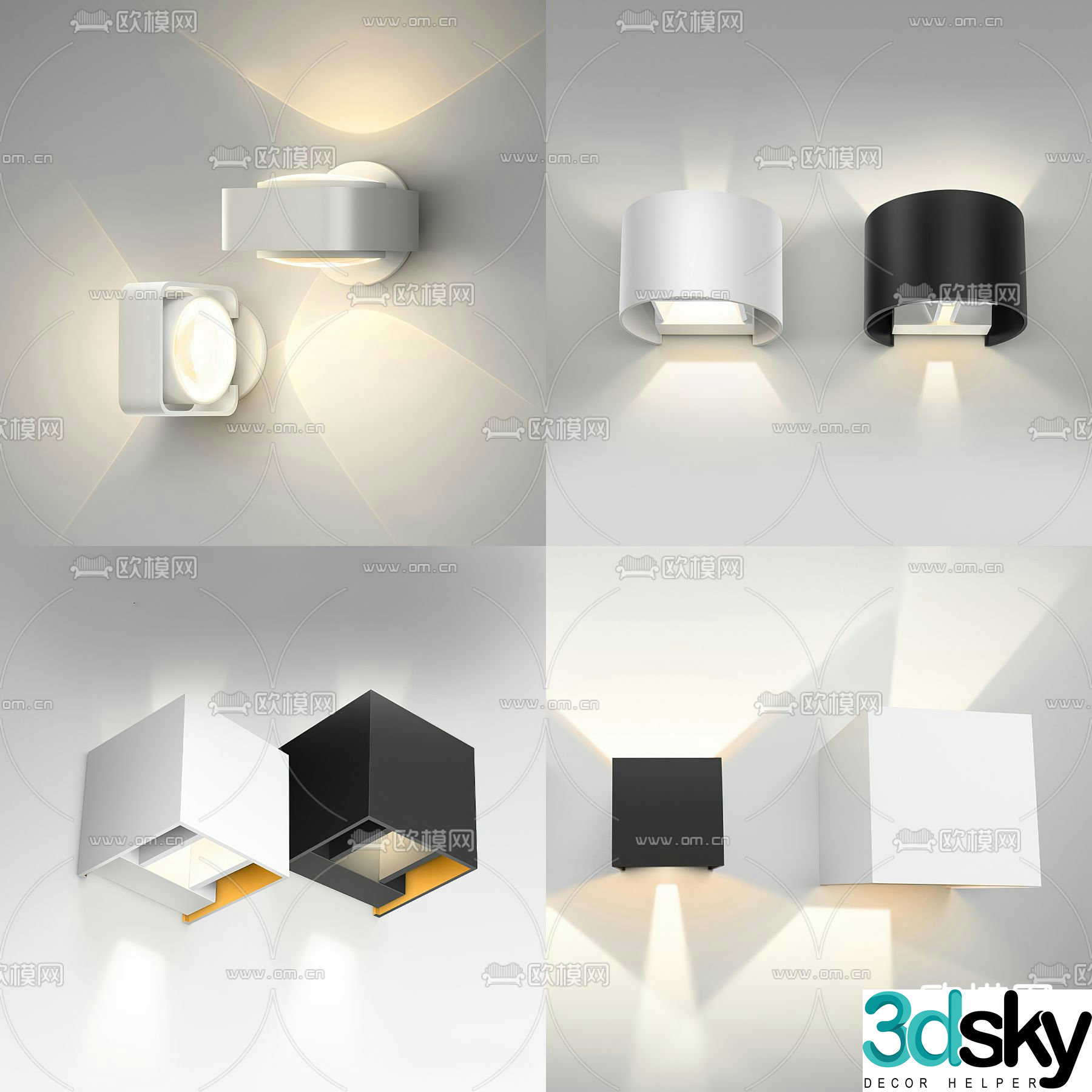 Wall lamp Aisle lamp 3d model