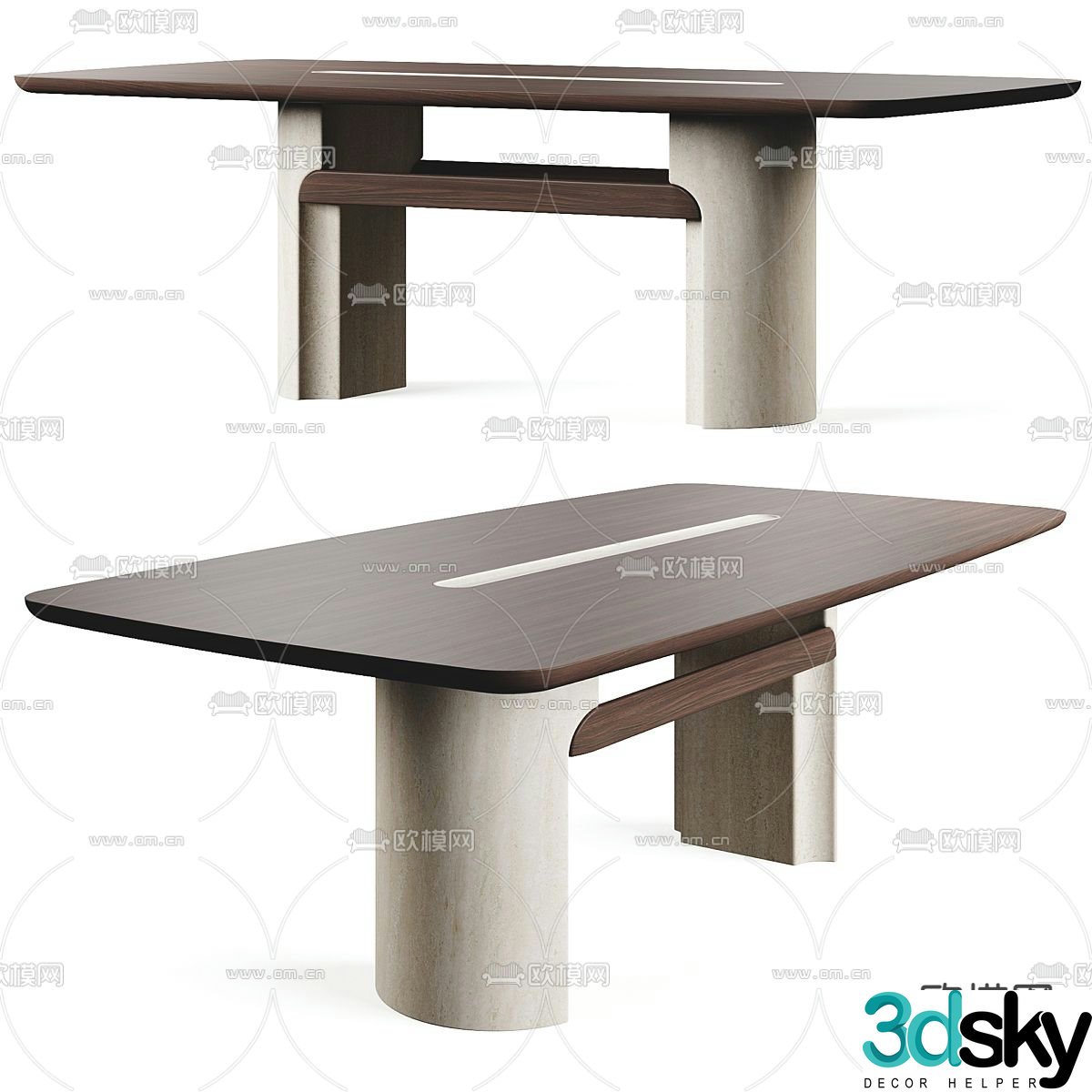 Roche Bobois Dining Table 3D Model