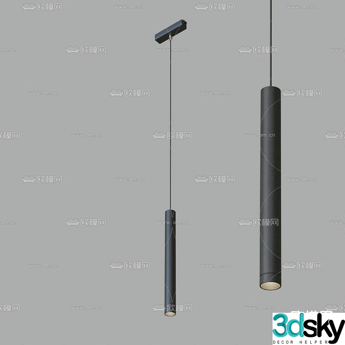 Bedside small chandelier 3d model