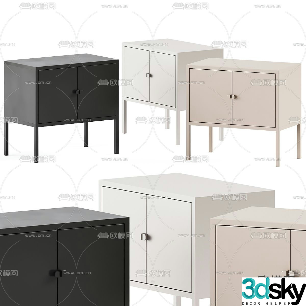Ikea bedside table 3d model