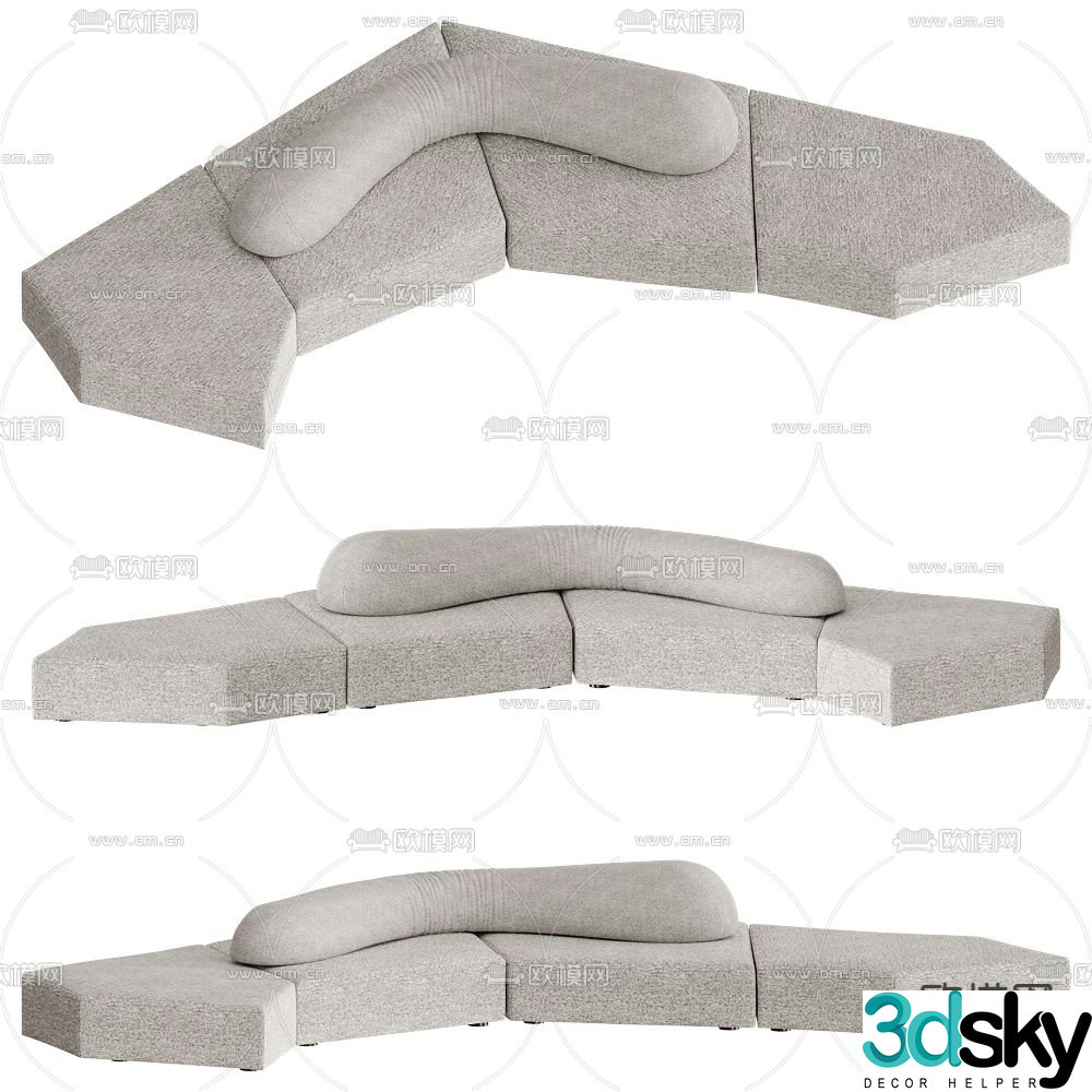 Edra sofa 3d model