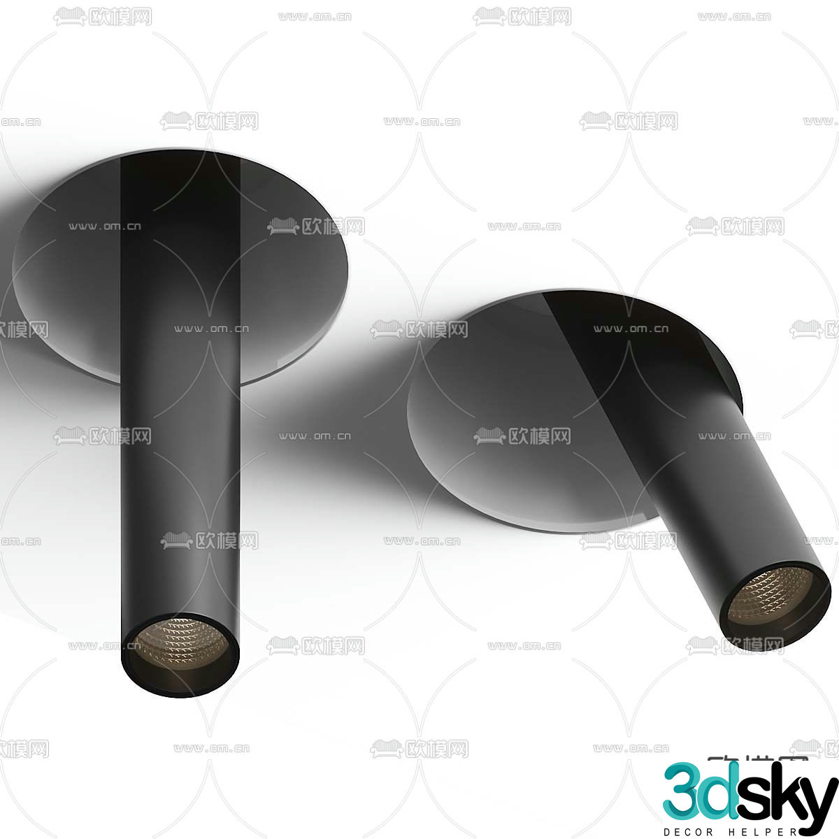 Modern downlight spotlight 3d model