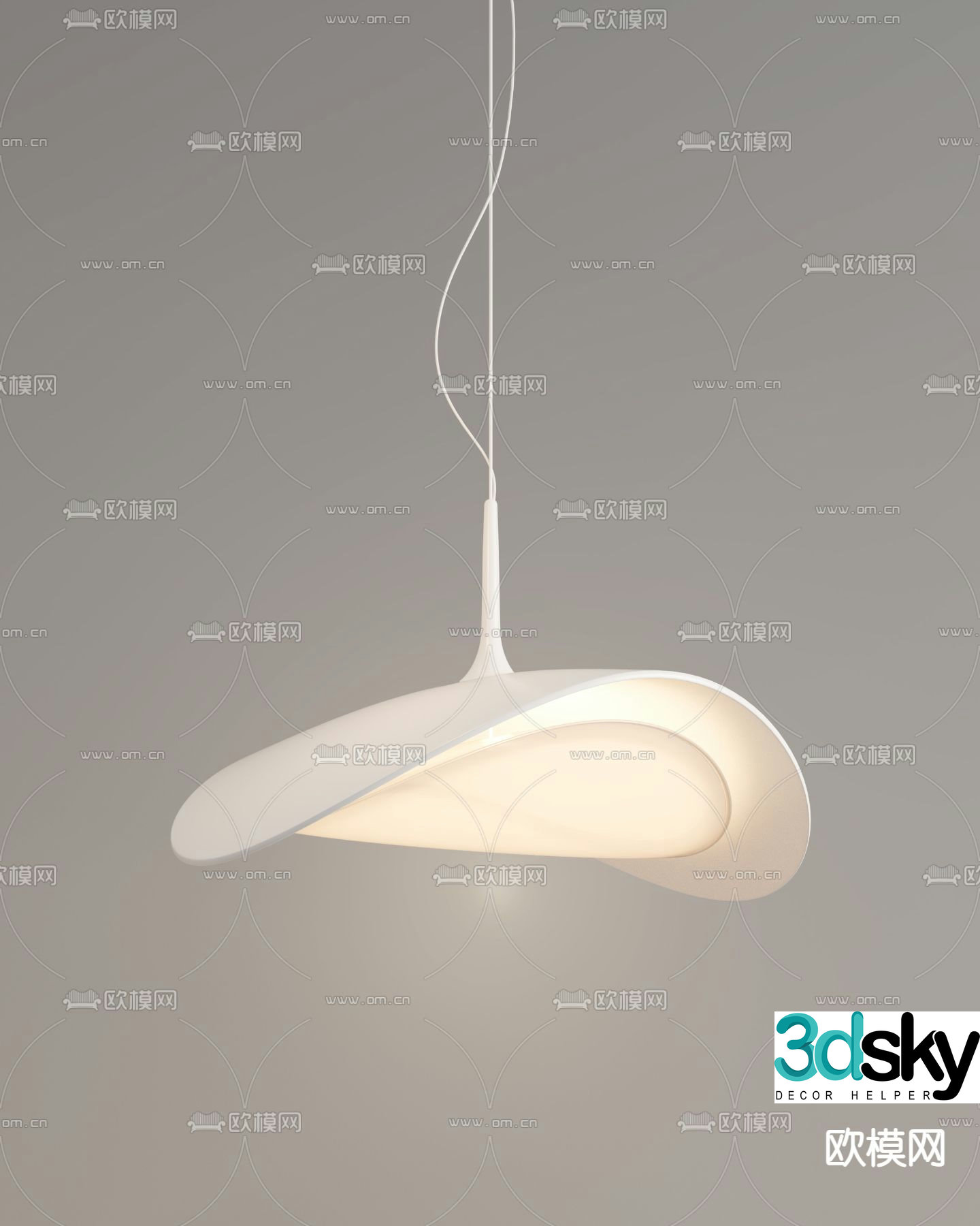 Tempo Decorative Chandelier Art Chandelier 3d Model