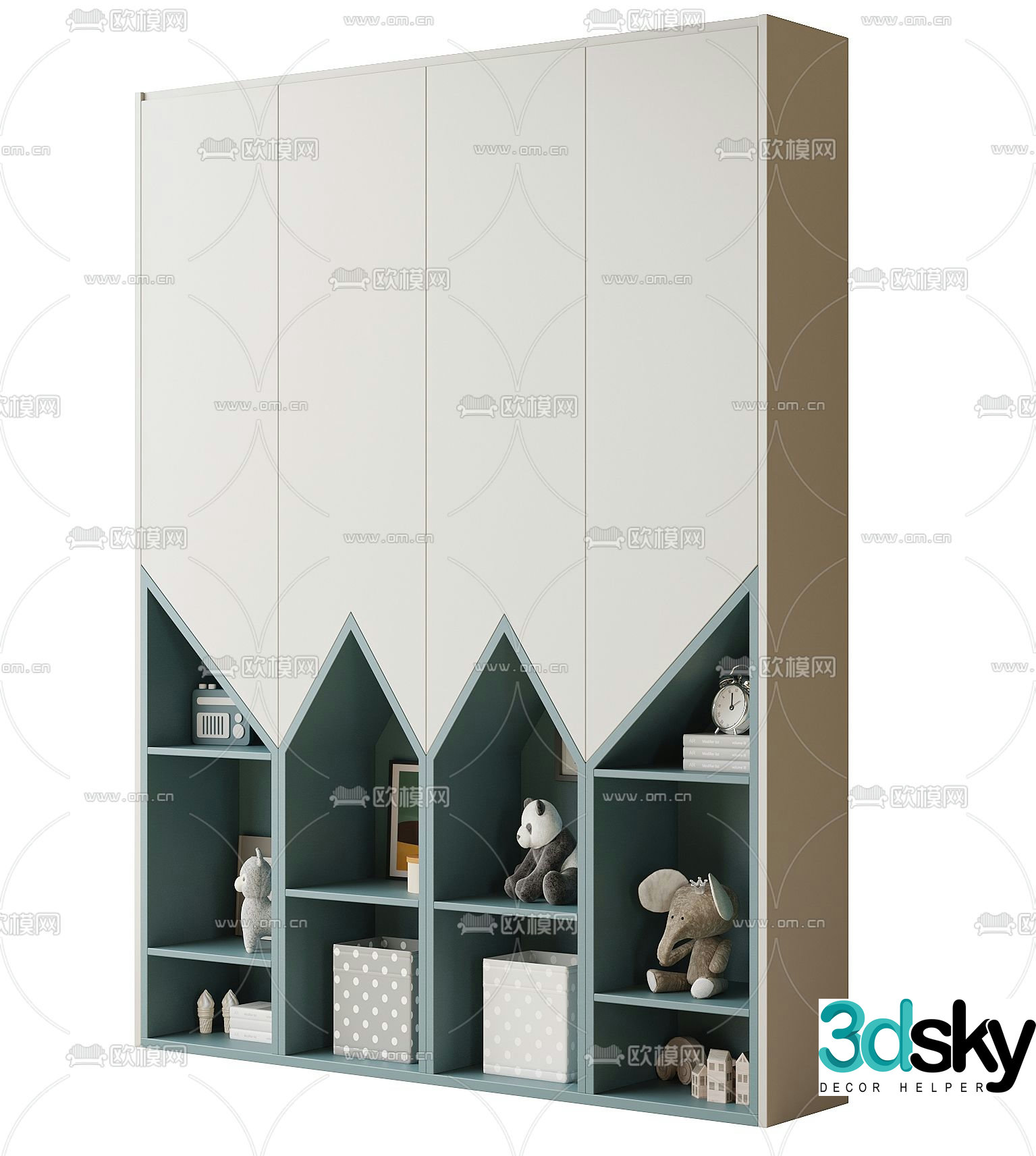 Children’s wardrobe 3d model