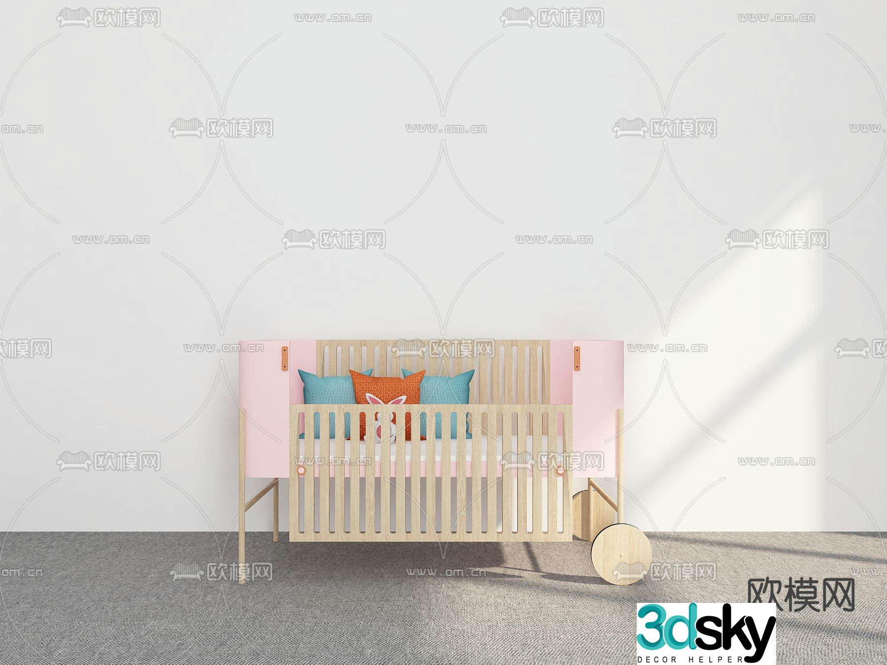 crib 3d model