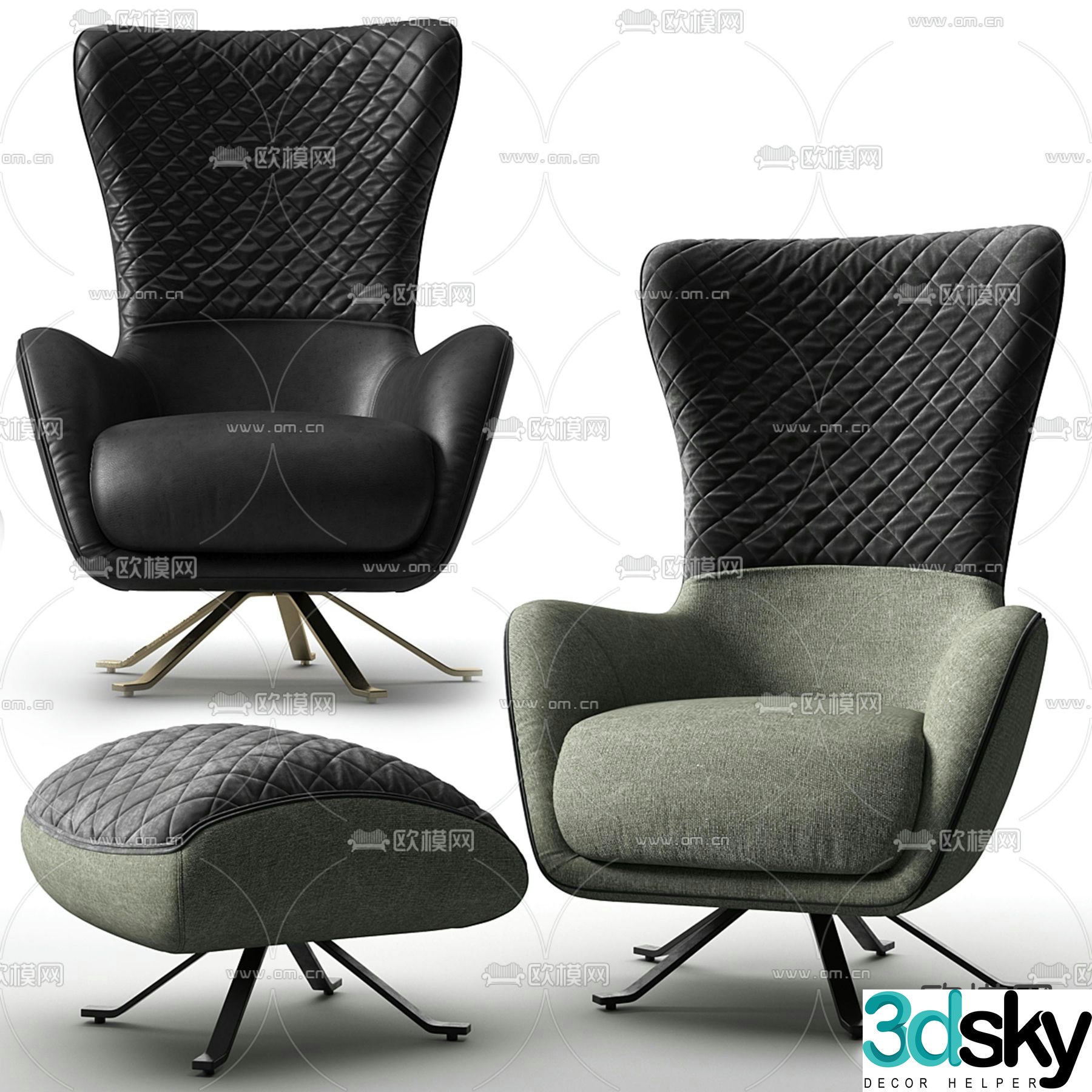 SIN SEATY armchair 3d model