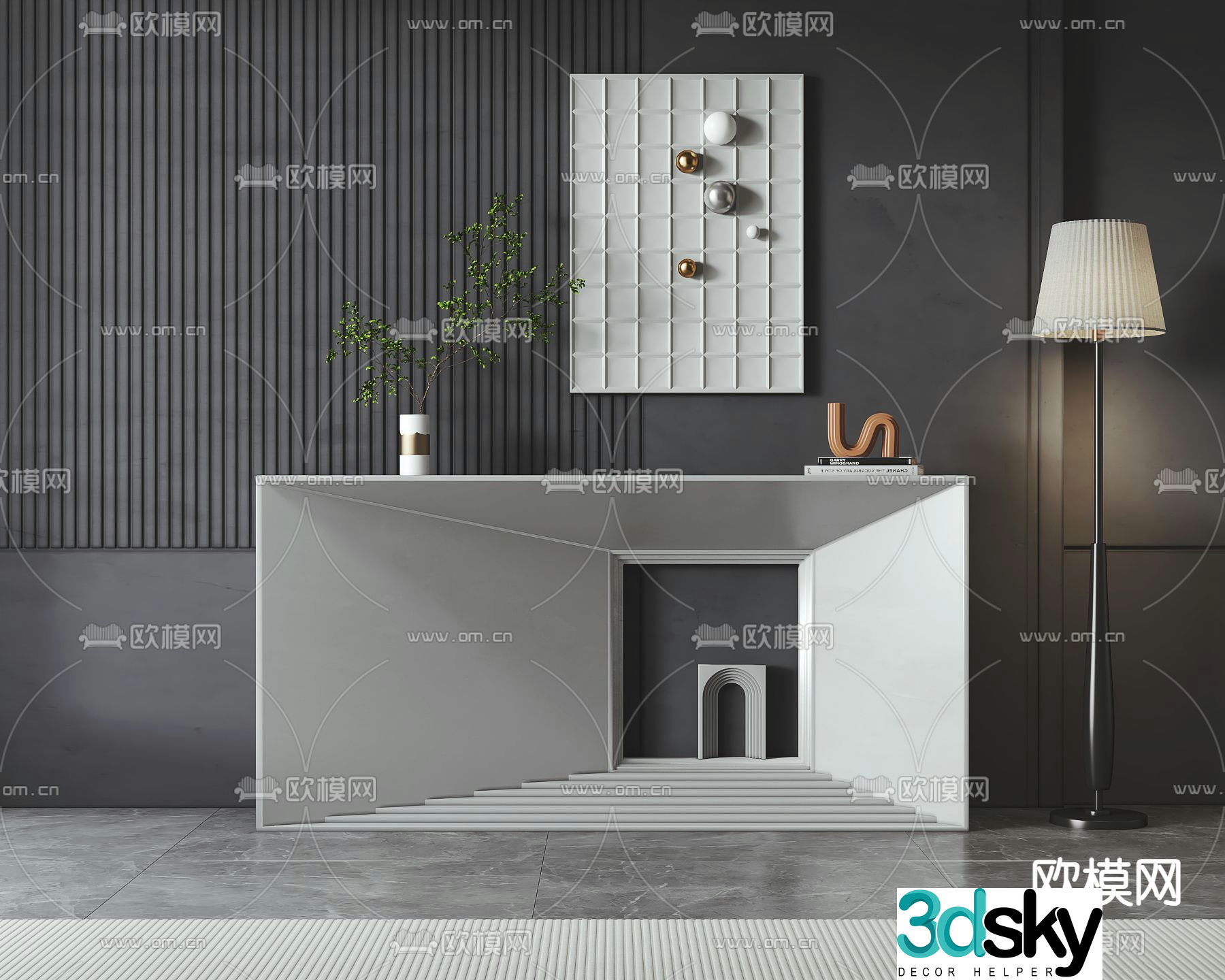 Modern Duanjingdai 3D model