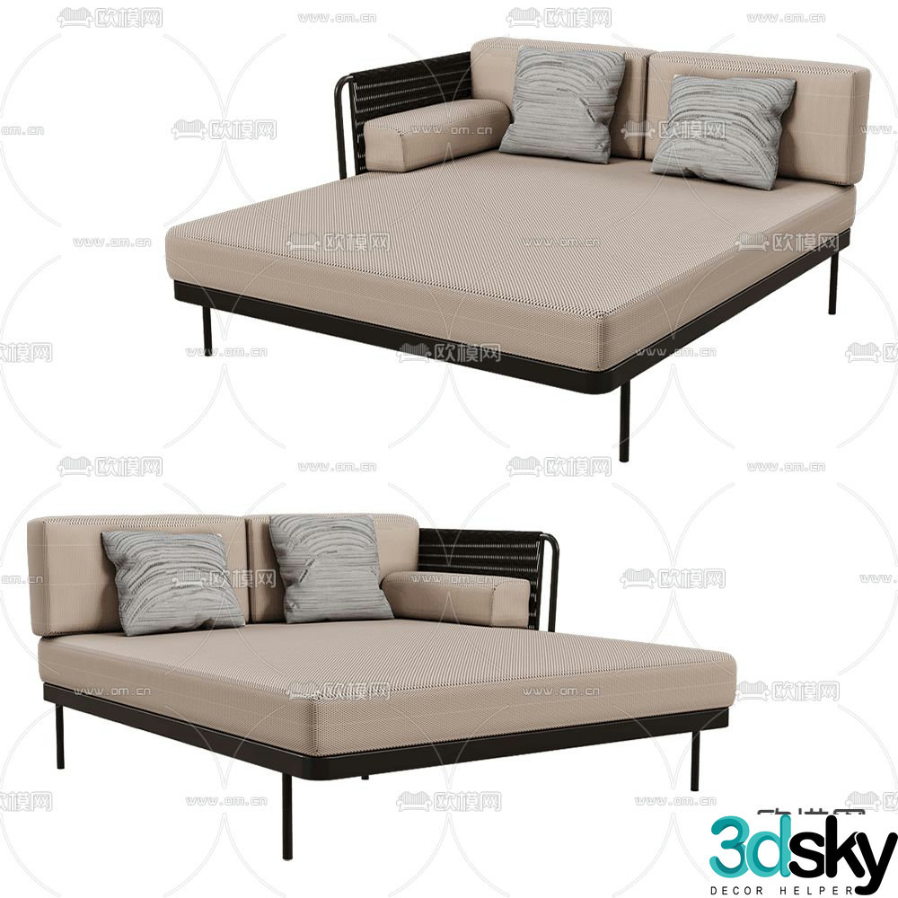 AURICA sofa bed 3d model
