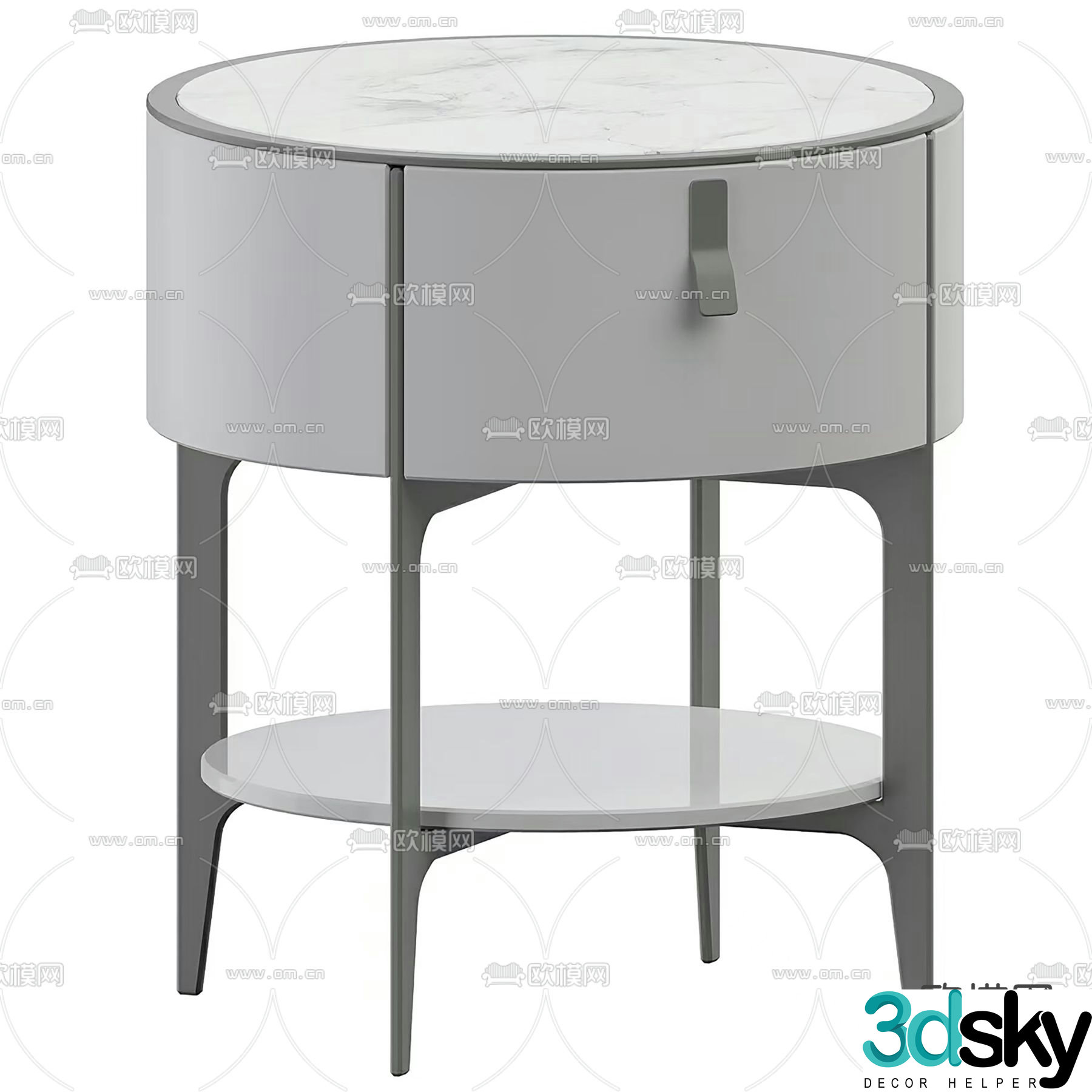 Roob bedside table 3d model