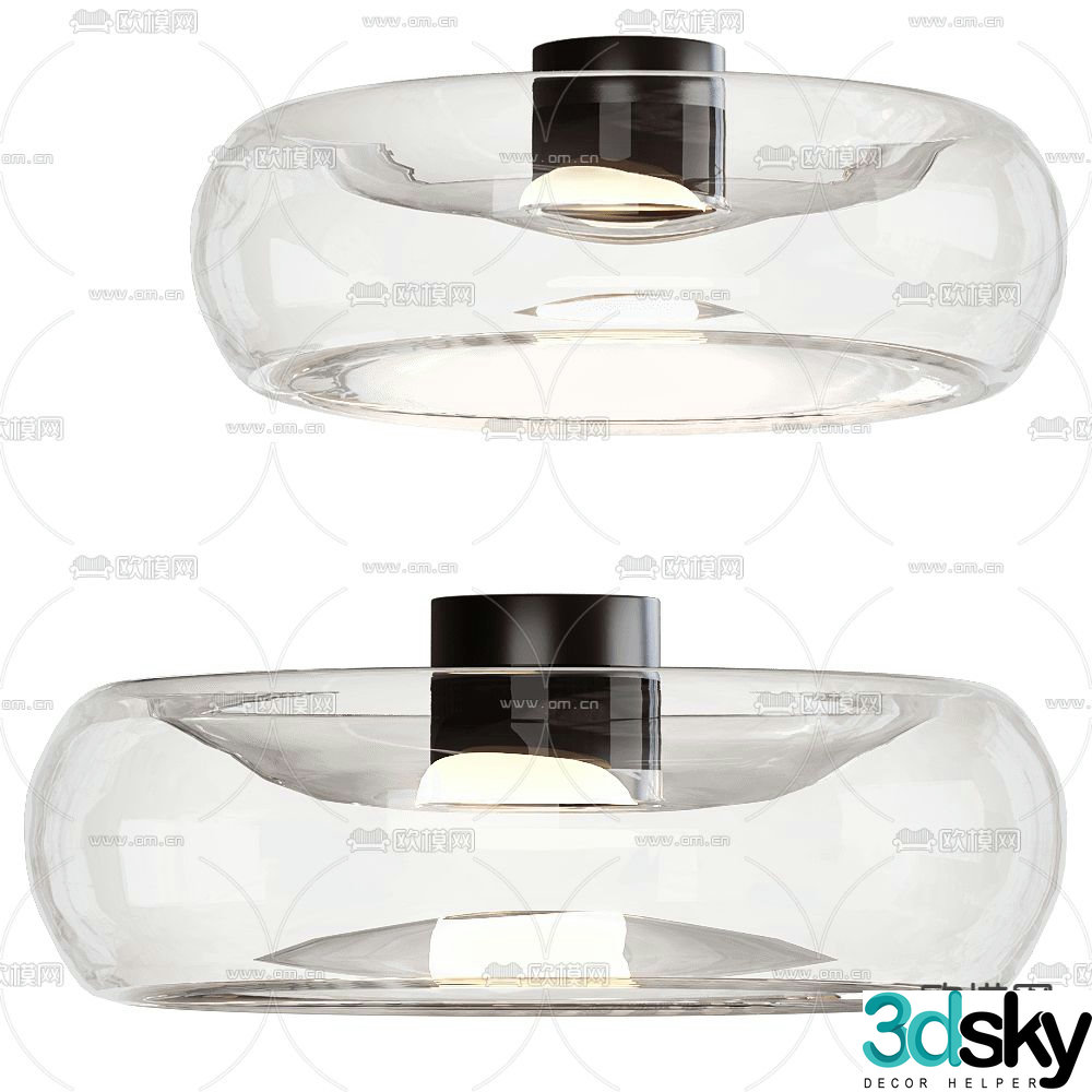 Cangini & Tucci Ceiling Light 3D Model