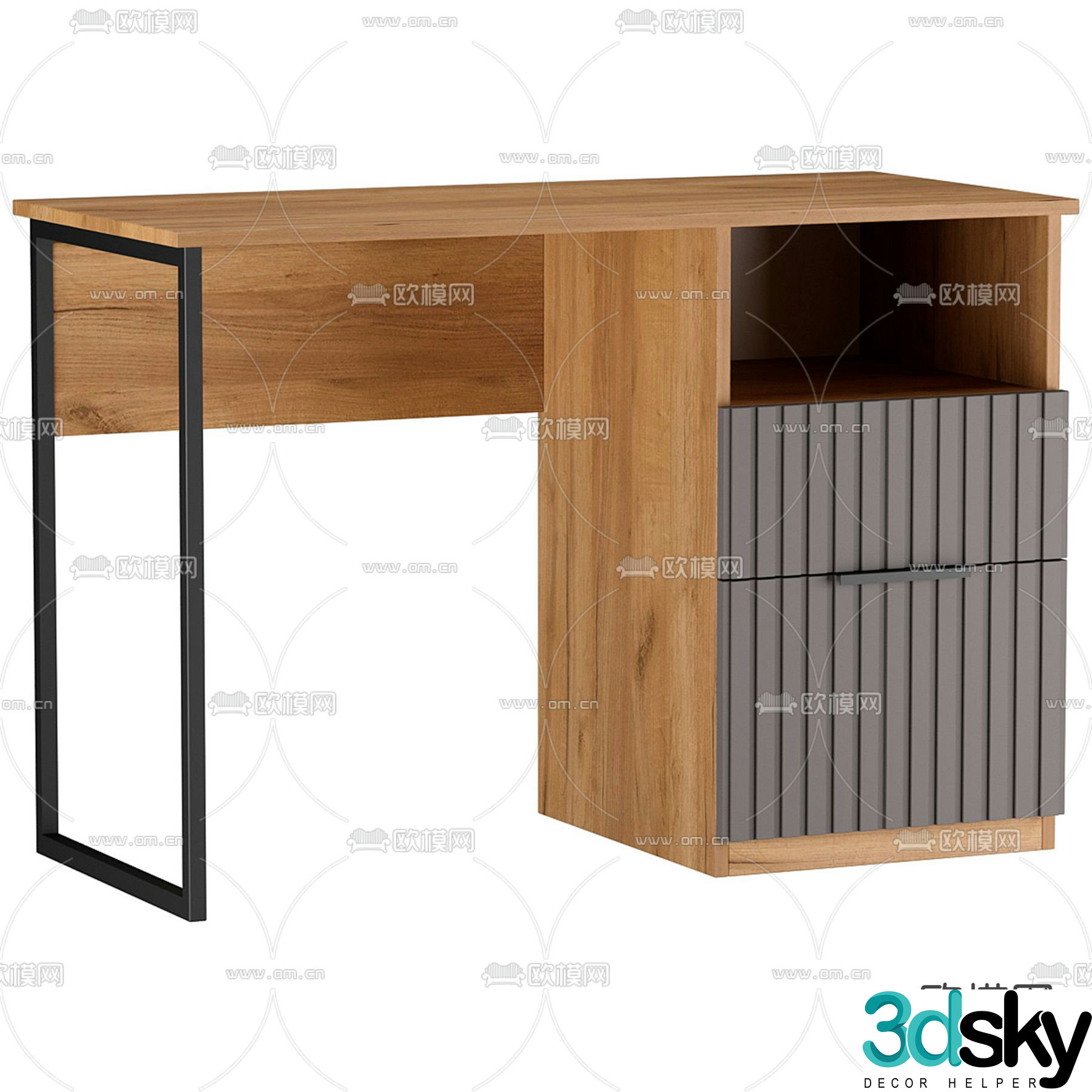 Desk desk desk supervisor desk 3d model