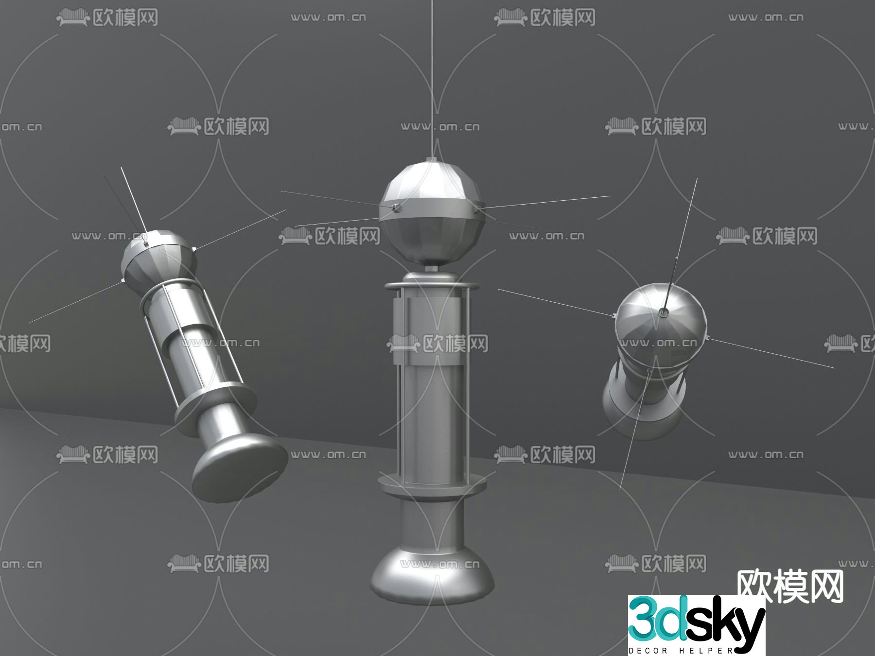 satellite 3d model