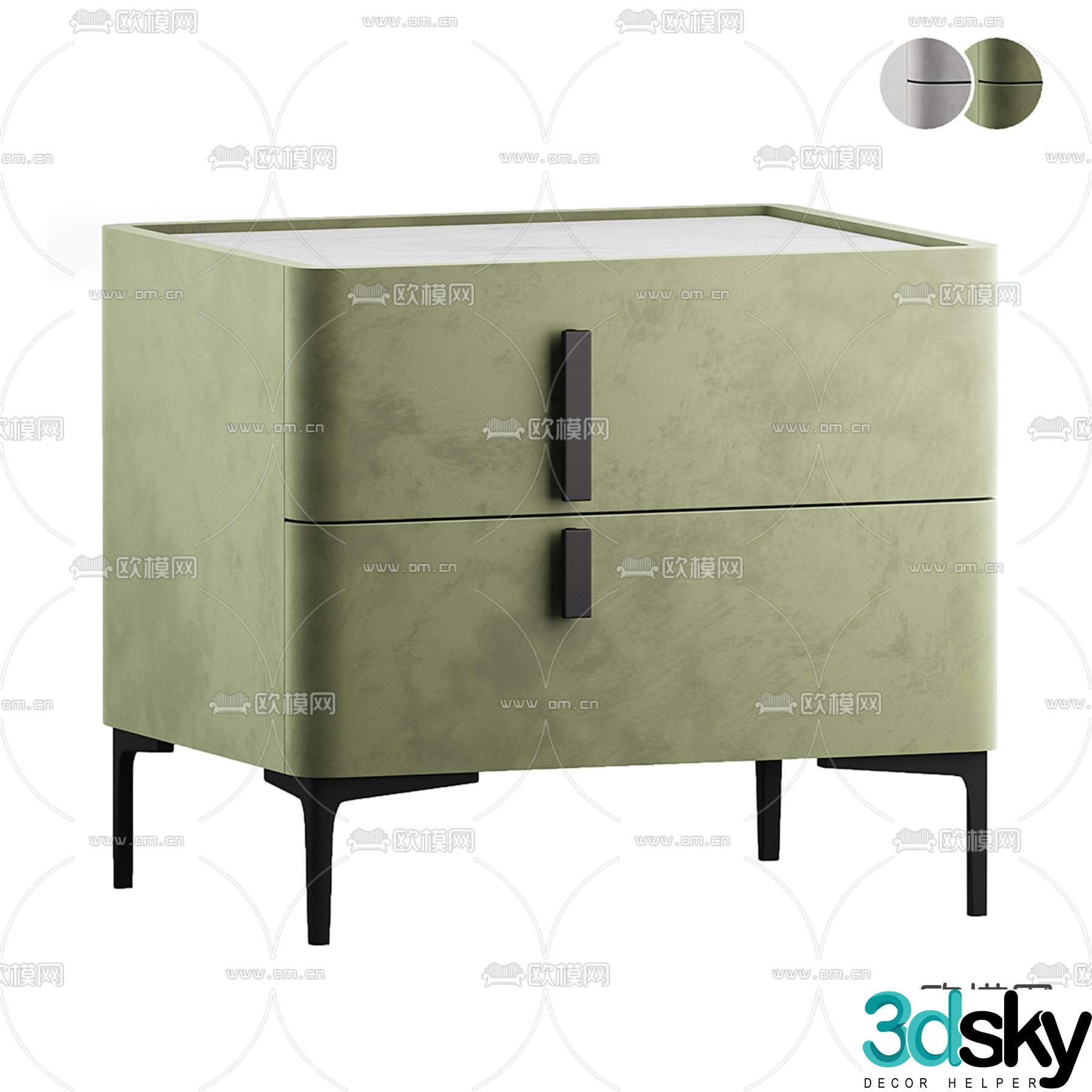bedside table 3d model