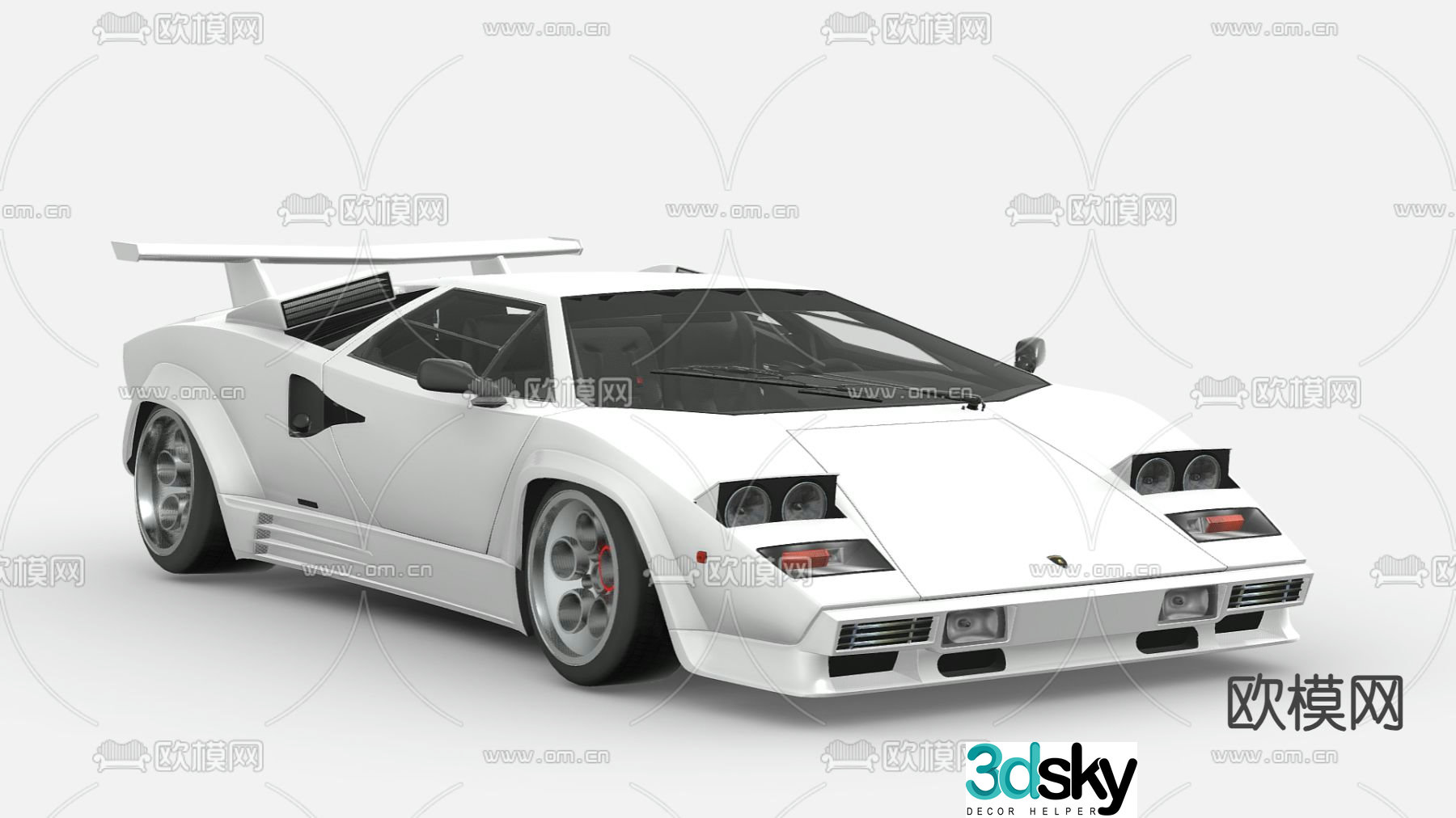 sports car lamborghini car 3d model