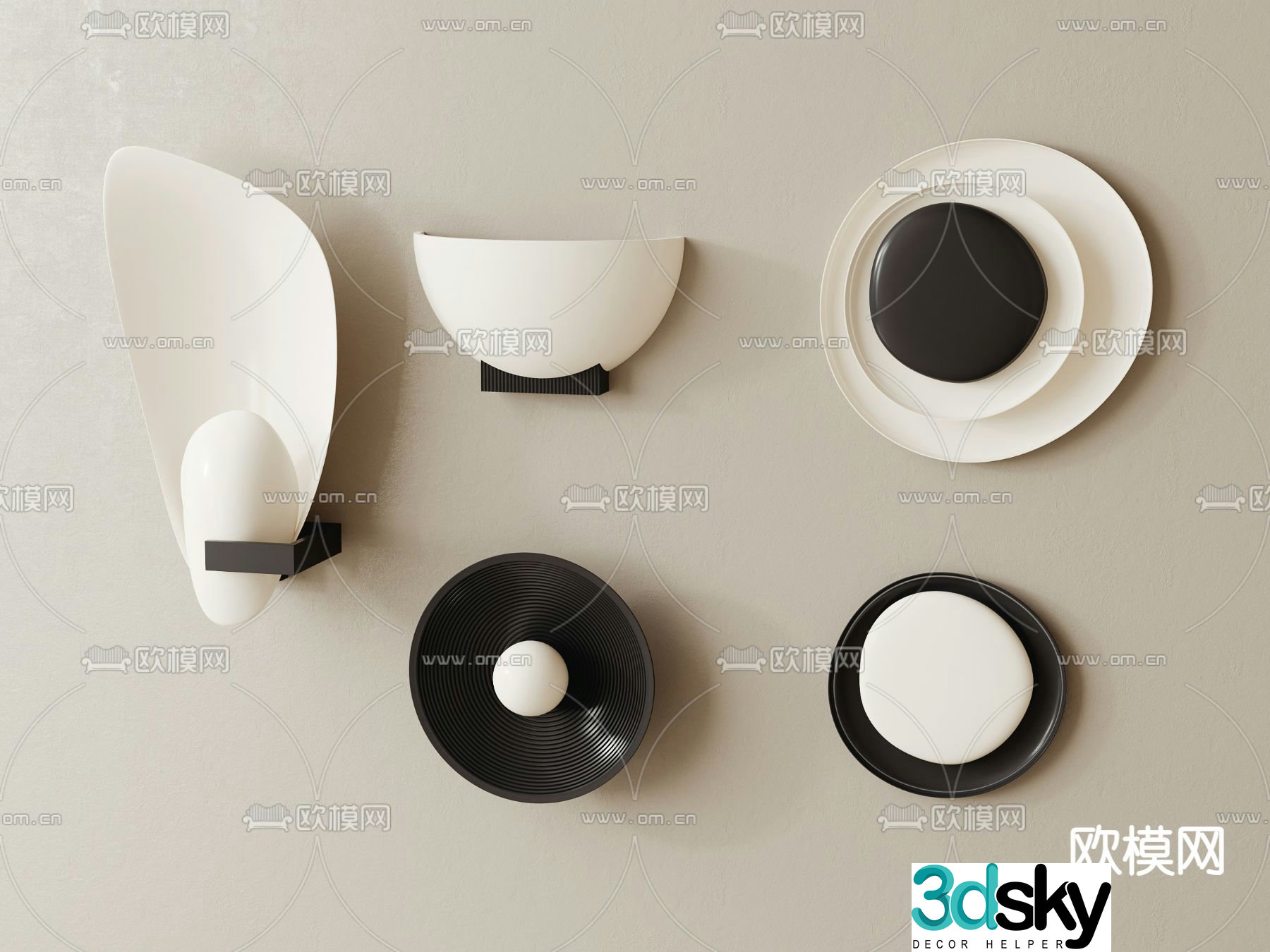 Wall lamp aisle lamp 3d model