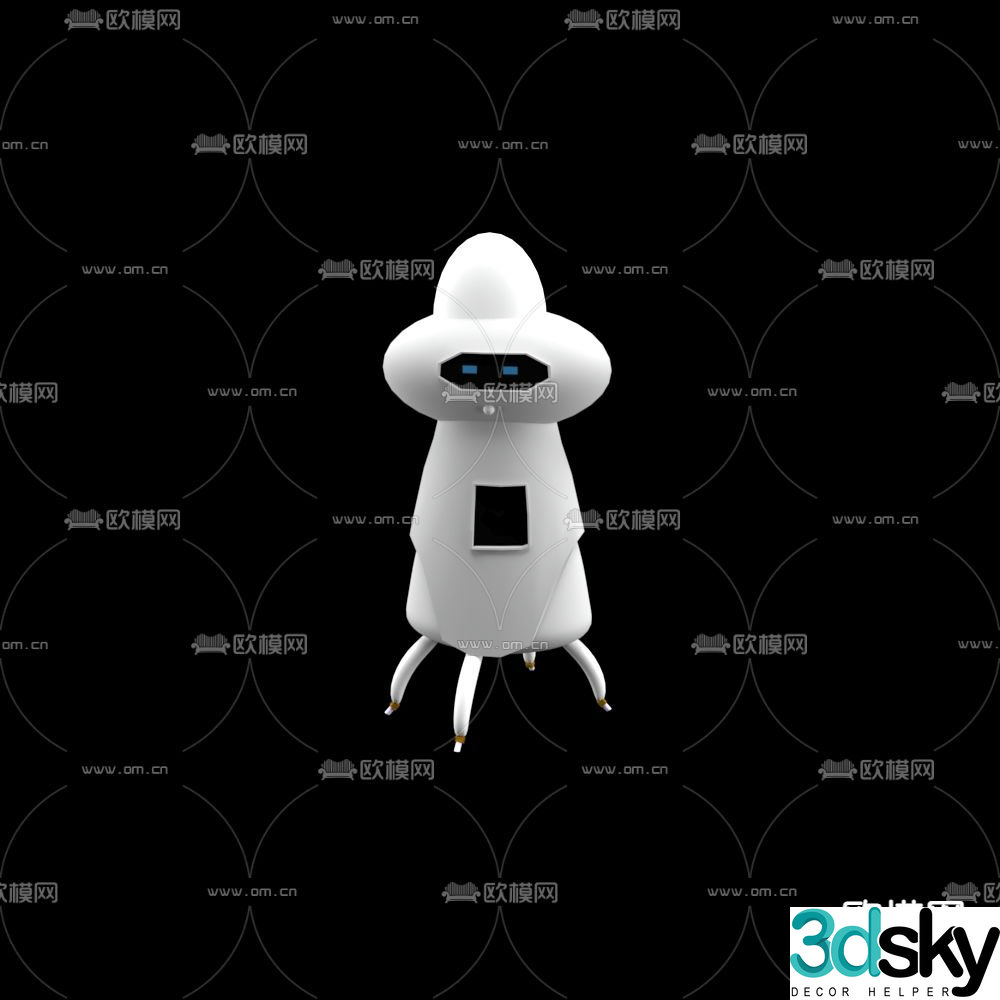 Intelligent robot 3d model