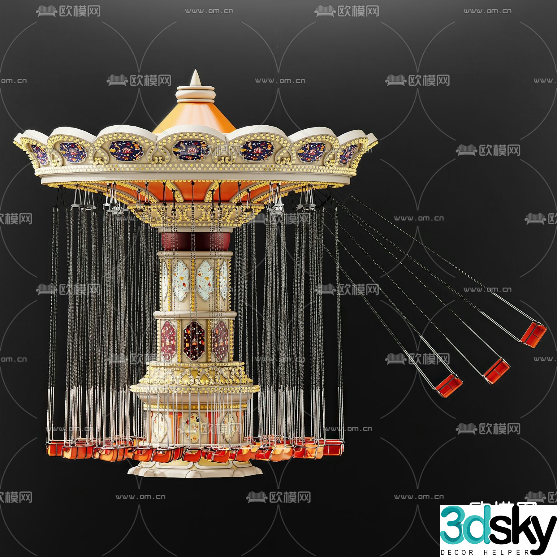 Amusement equipment amusement machine 3d model