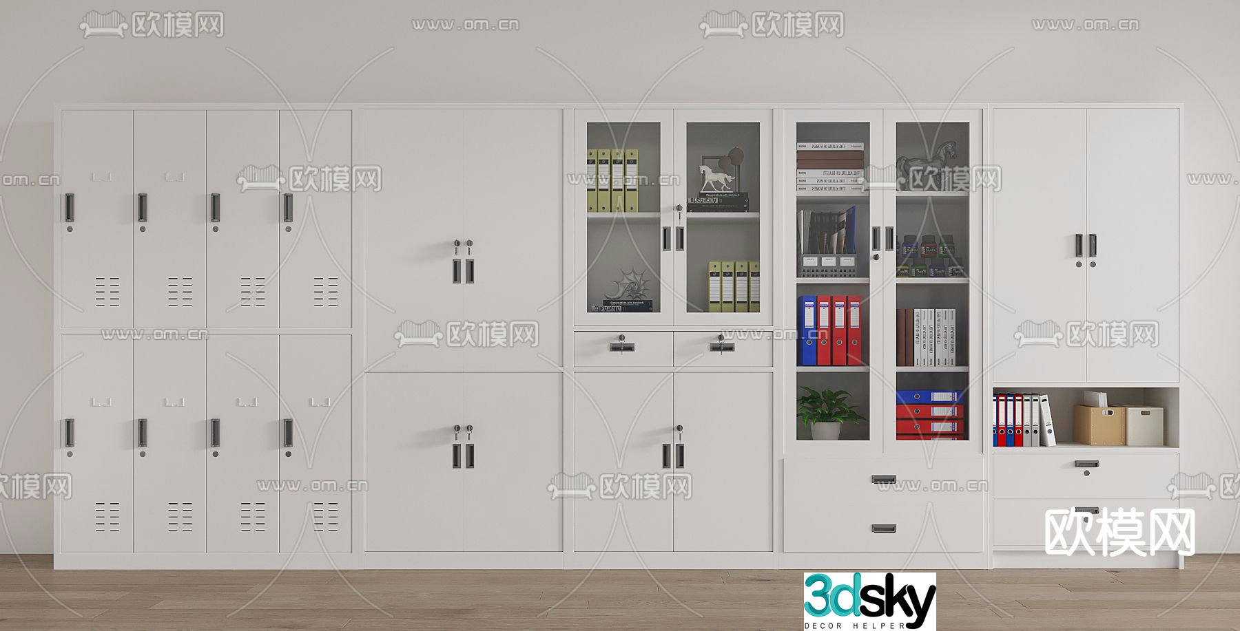 Information cabinet file cabinet file cabinet iron cabinet 3d model