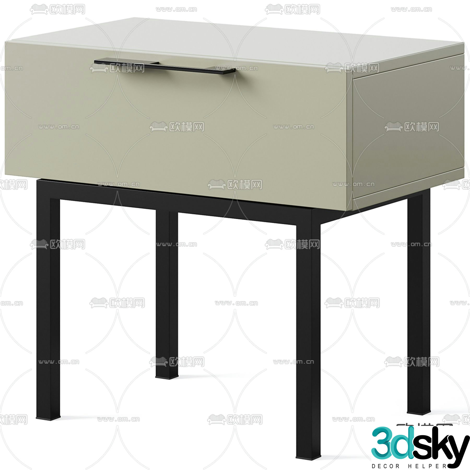 Angel by Cosmo bedside table 3d model