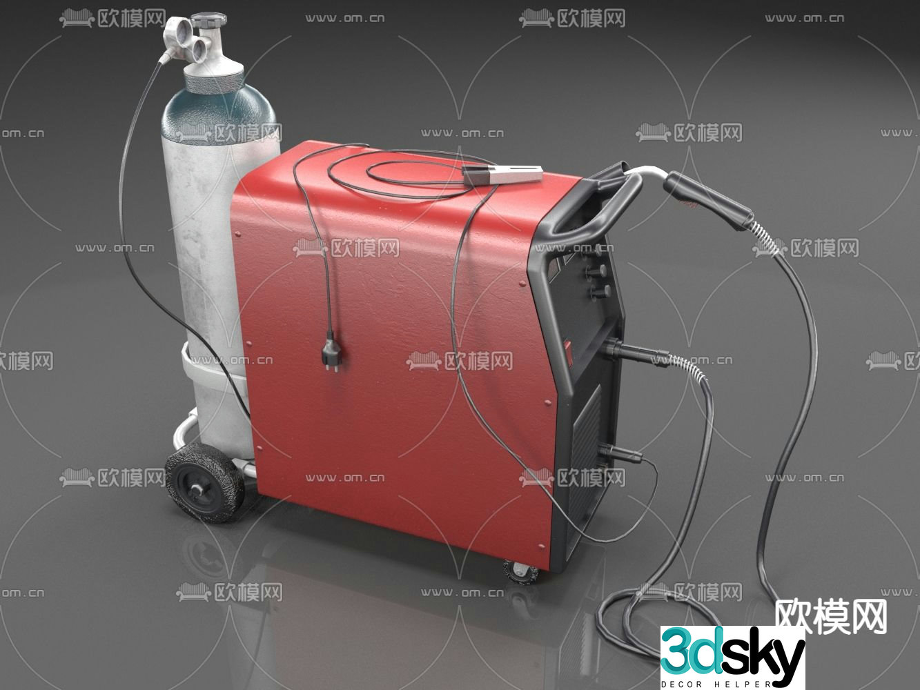 welding machine welding machine machine 3d model
