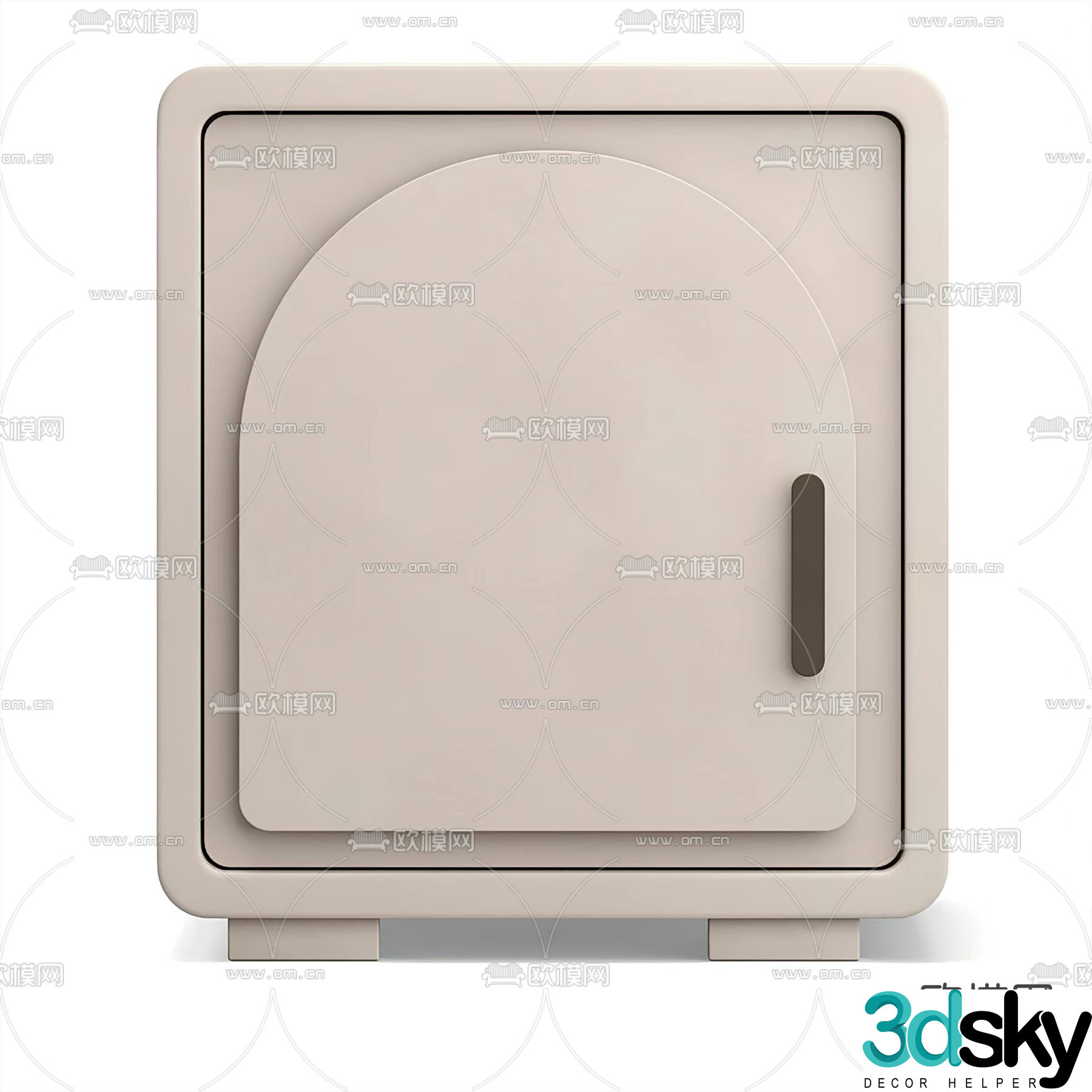 Josiah bedside table 3d model