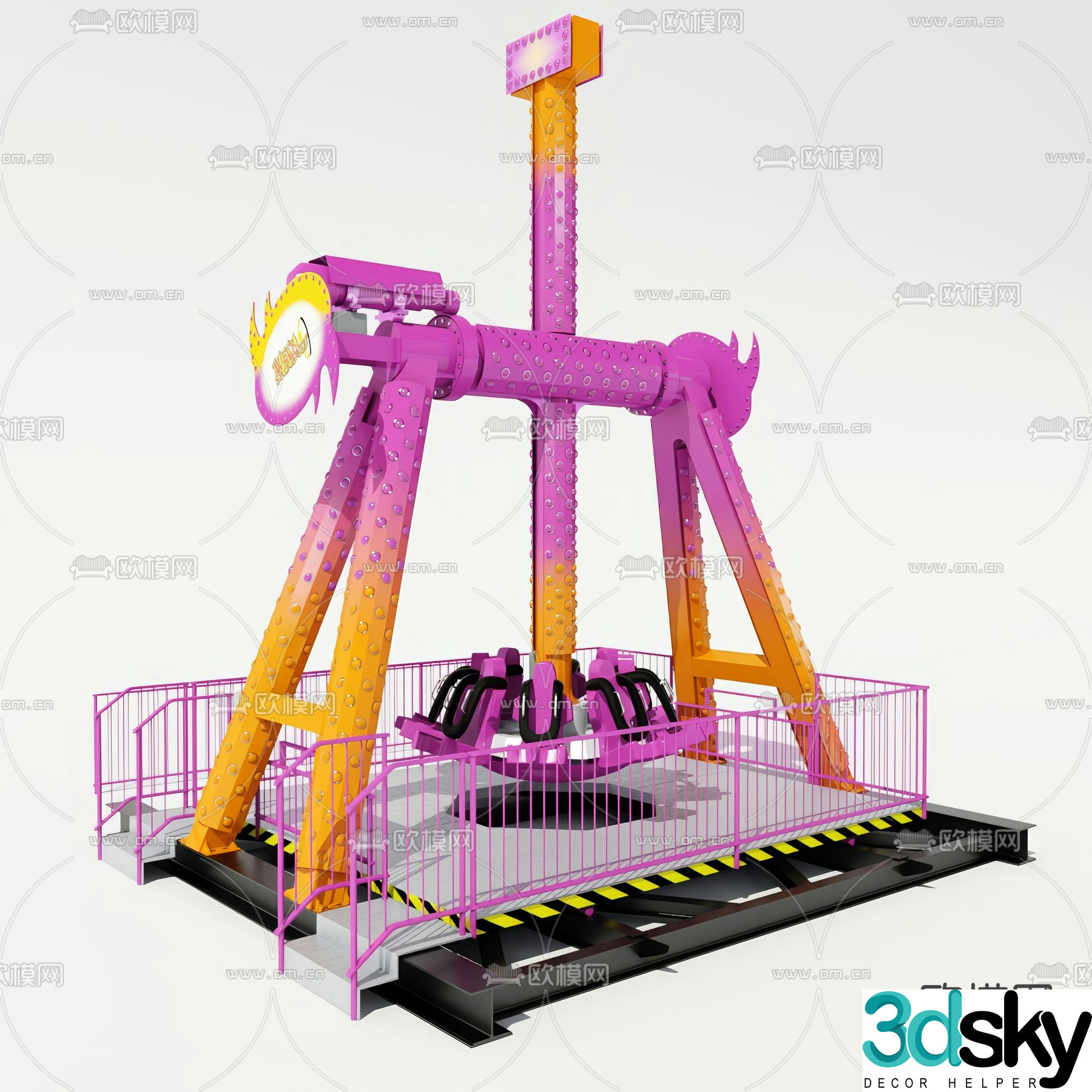 Amusement equipment amusement machine 3d model
