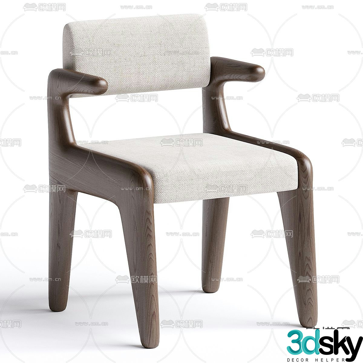 LAILA chair leisure chair 3d model