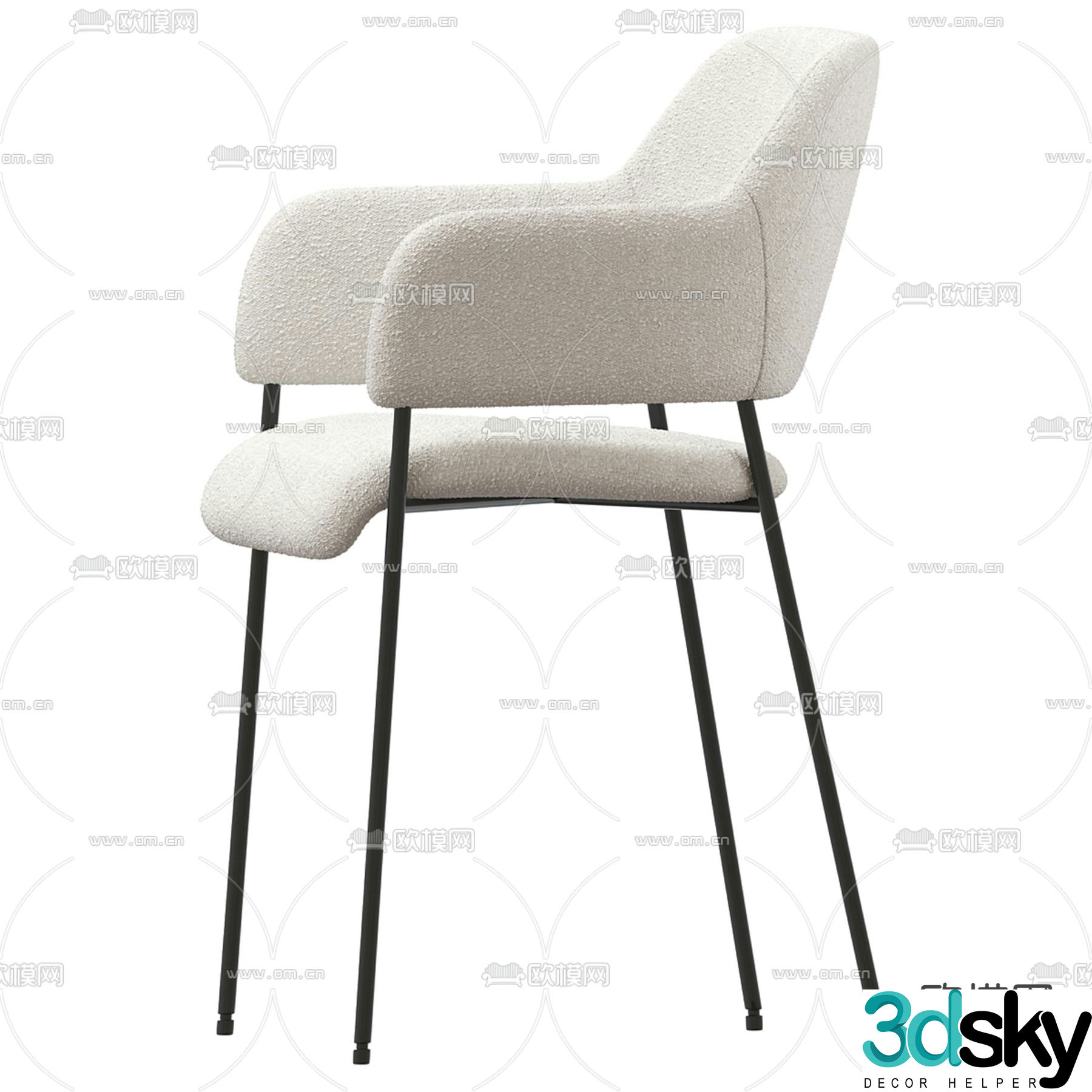 Bergenson Bjorn Wendy Chair 3D Model
