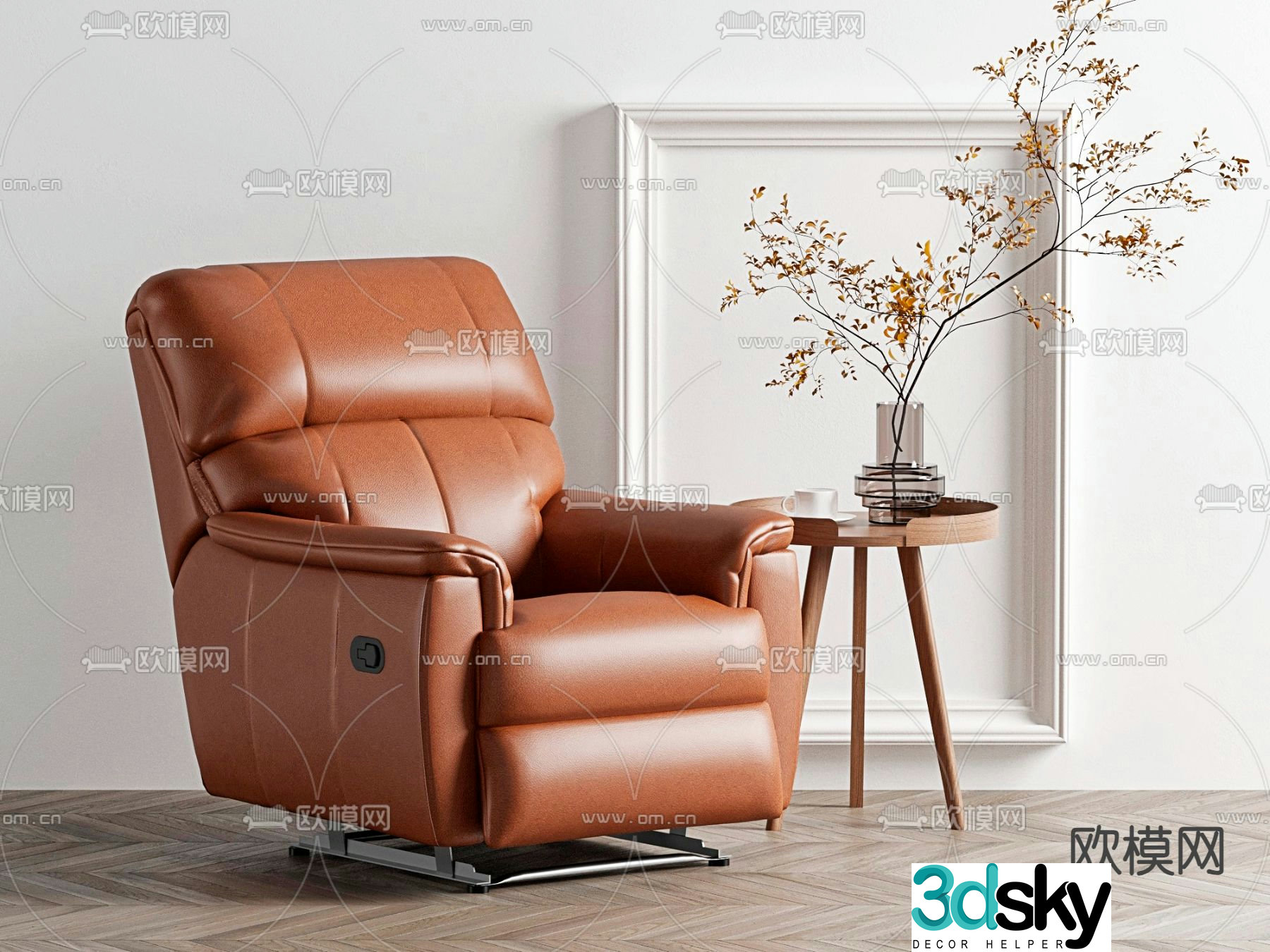 Modern massage sofa 3d model