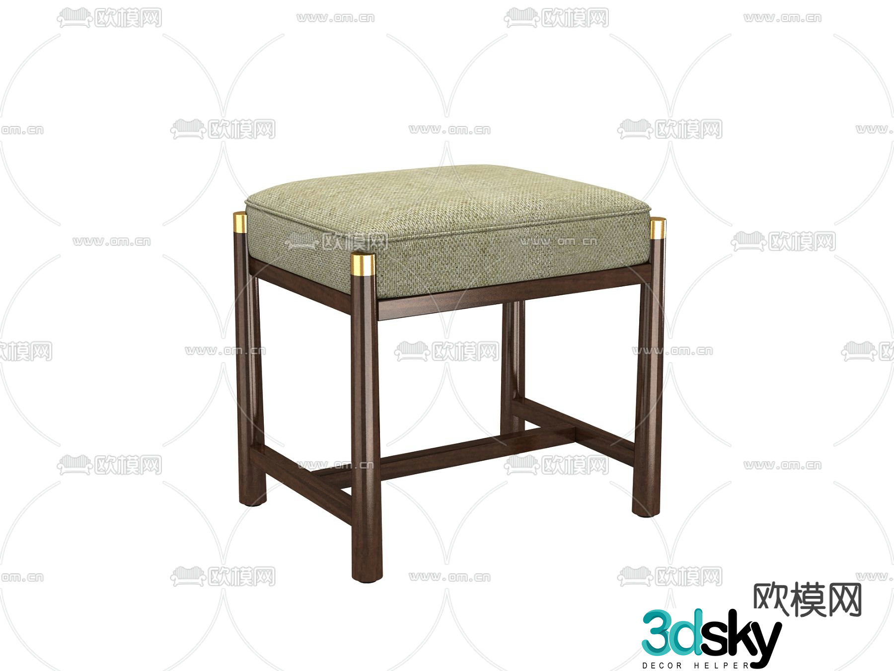 makeup stool stool 3d model