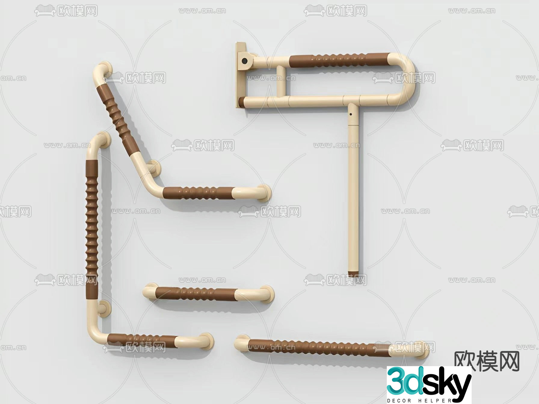 Accessible handrail Accessible handrail 3D model