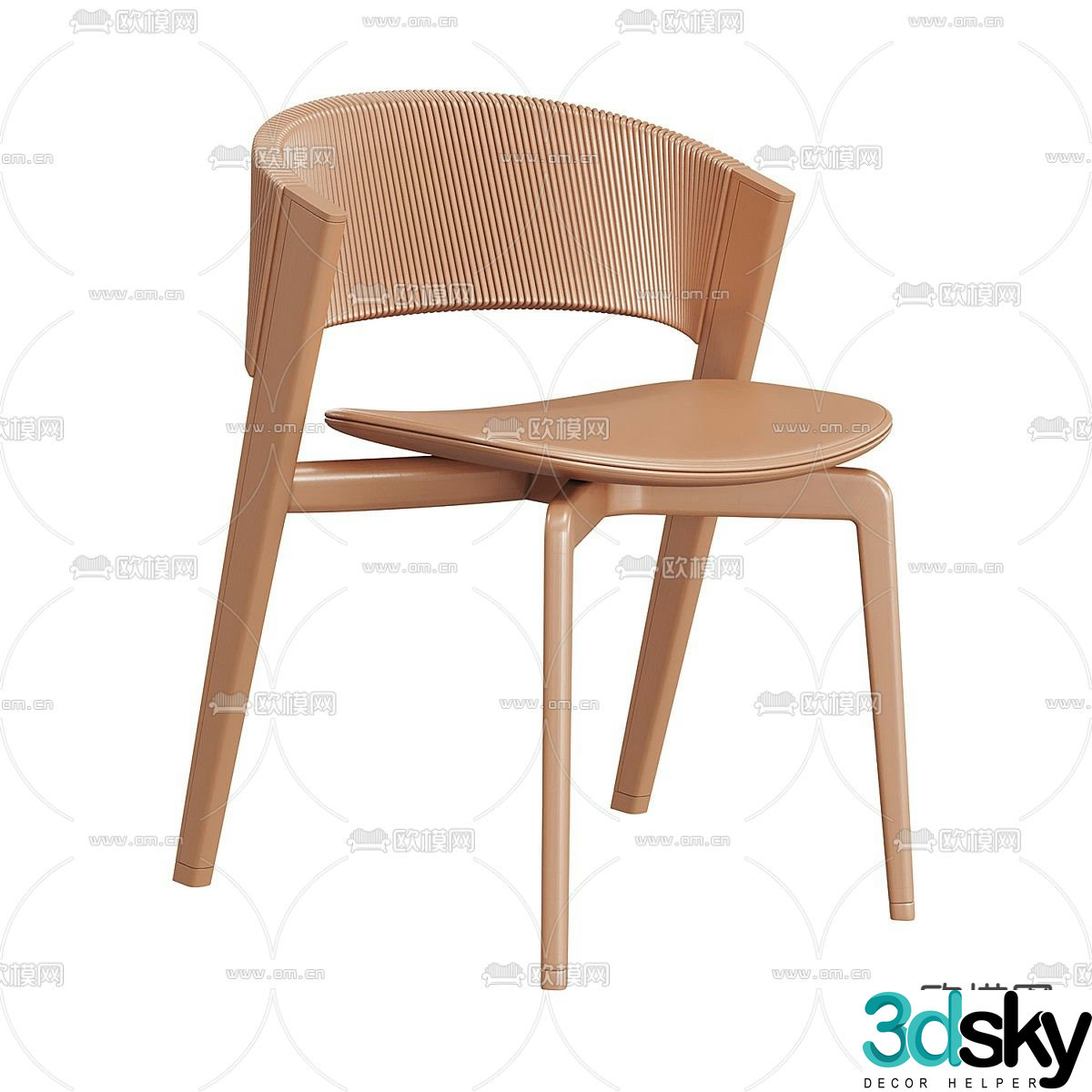 Modern chair Dining chair 3d model